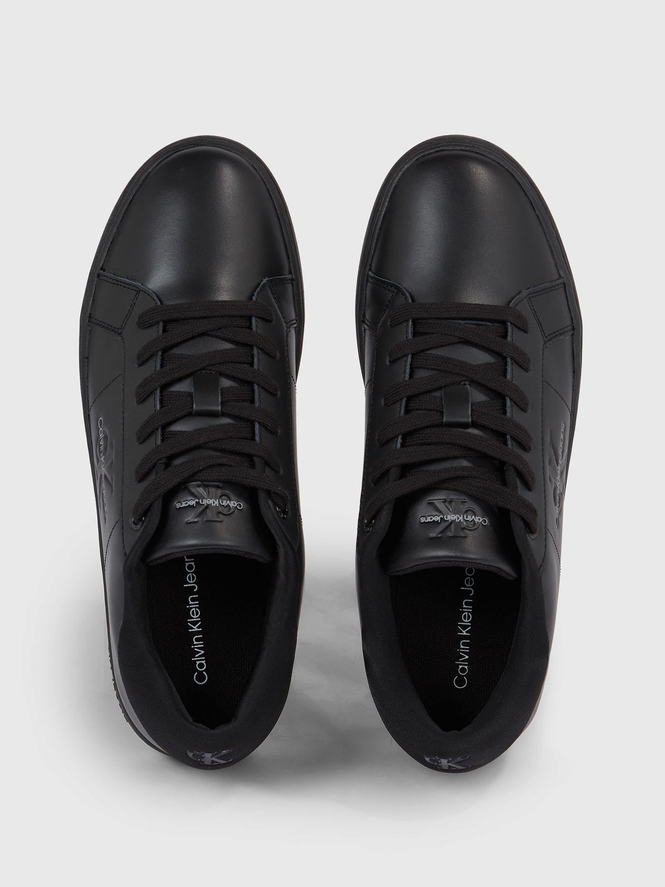 Zapatilla Cuero Classic Cupsole Low Negro Calvin Klein-2