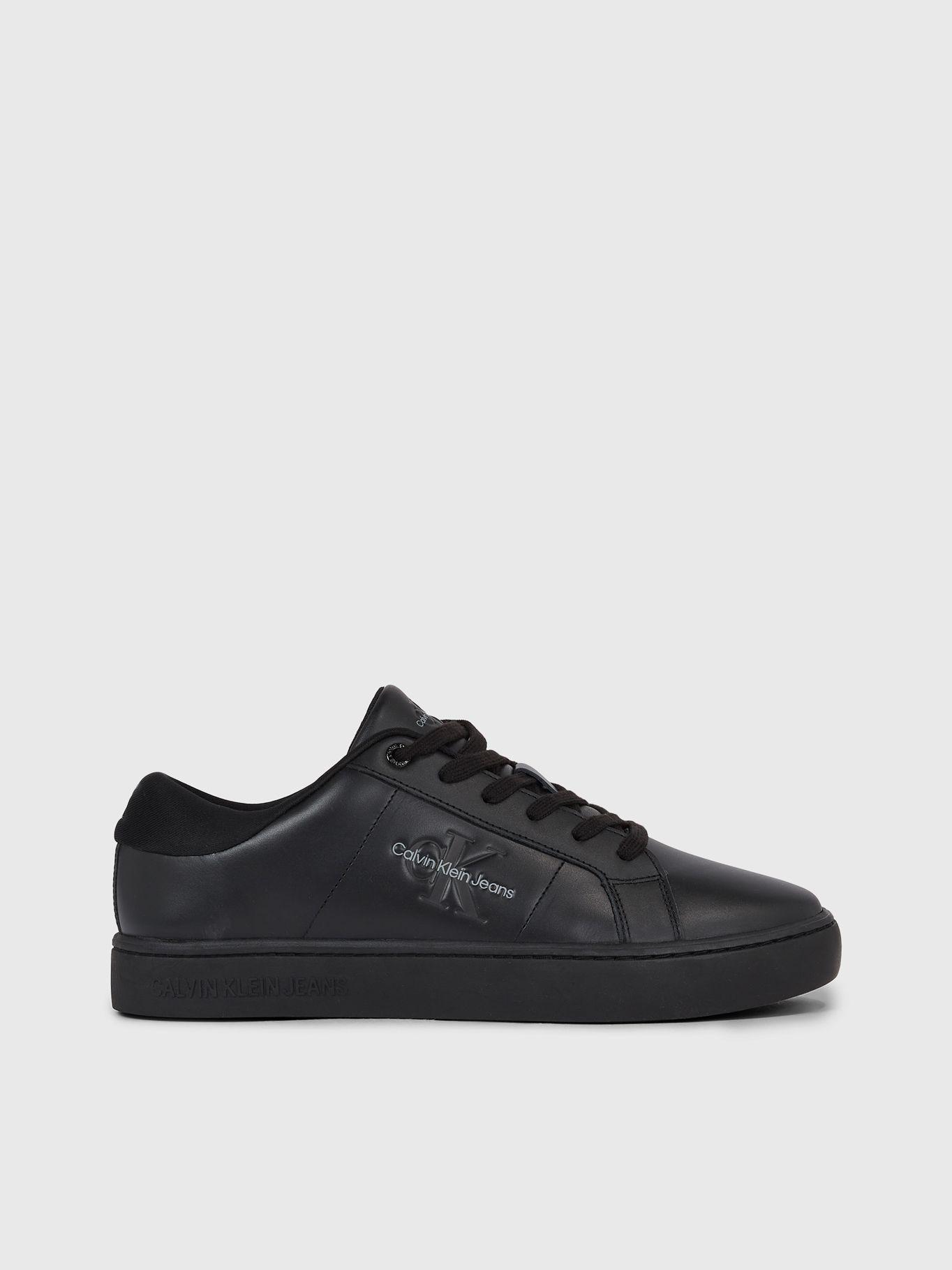 Zapatilla Cuero Classic Cupsole Low Negro Calvin Klein-4