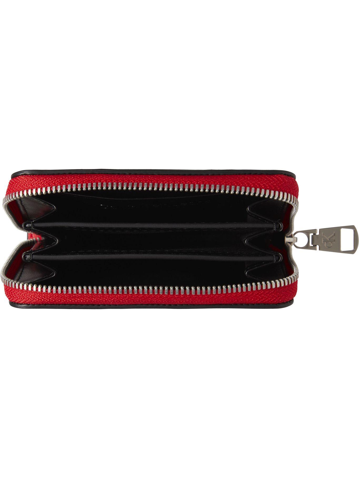 Cartera Sculpted Zip Around Rojo Calvin Klein-1