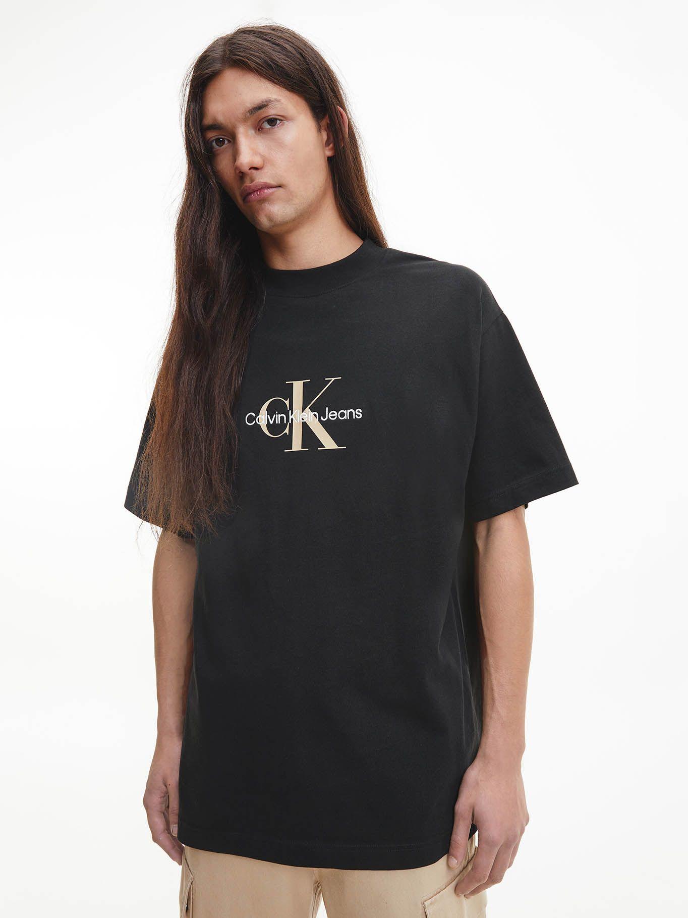 Camiseta manga corta con logo Negro Calvin Klein J30J322516-BEH-0