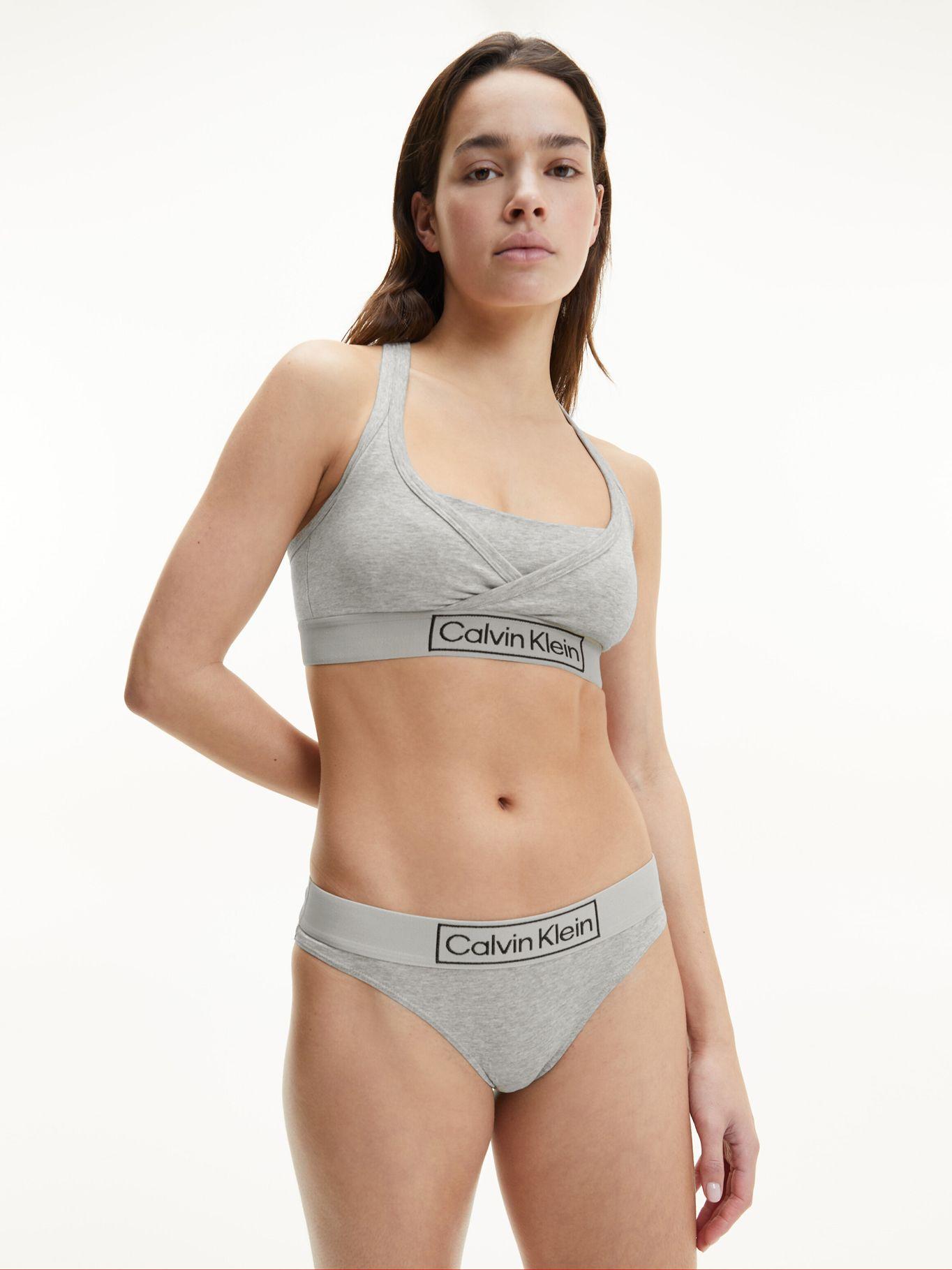 Bralette de Lactancia Reimagine Heritage Gris Calvin Klein-2