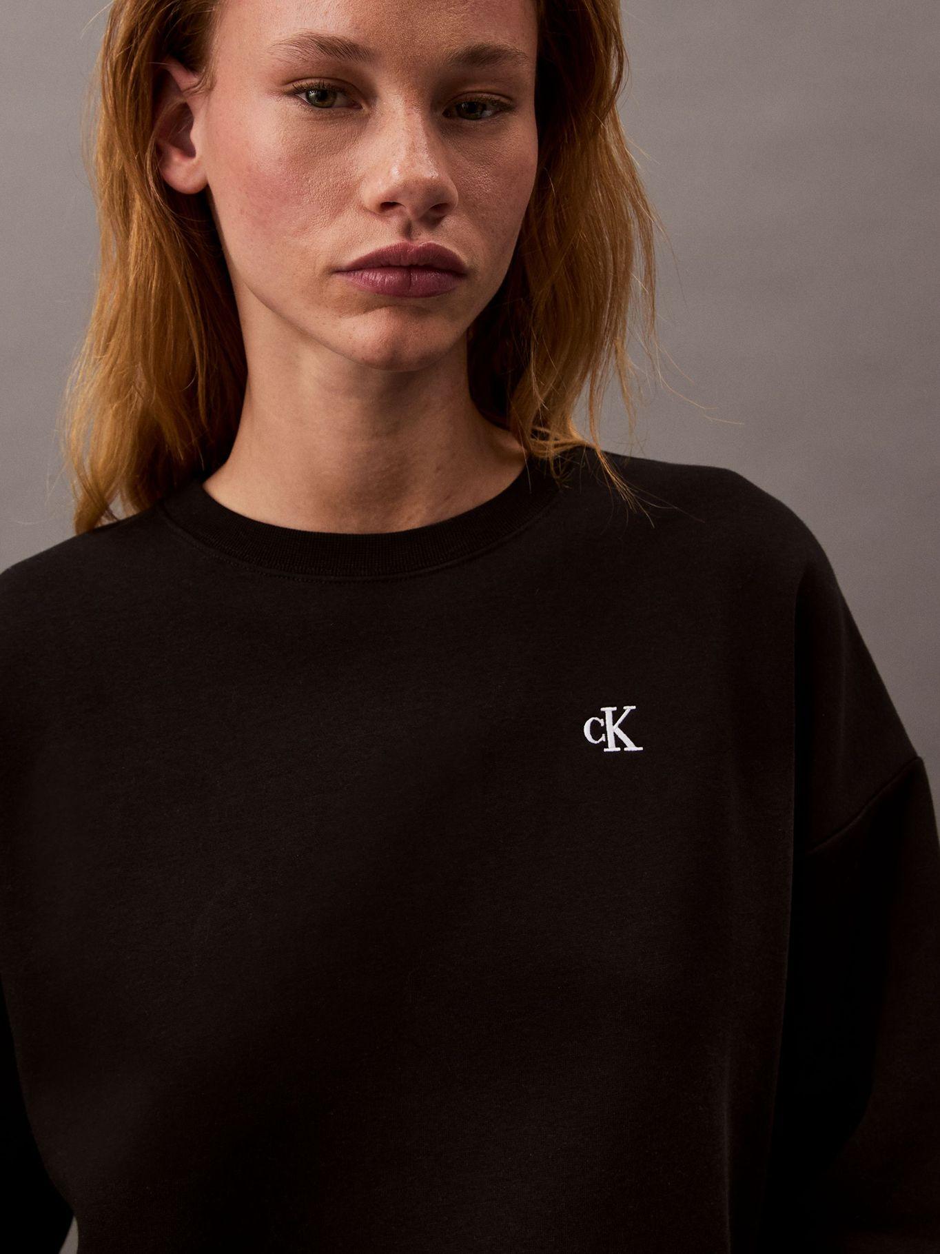 Polerón Archive Logo Negro Calvin Klein-4