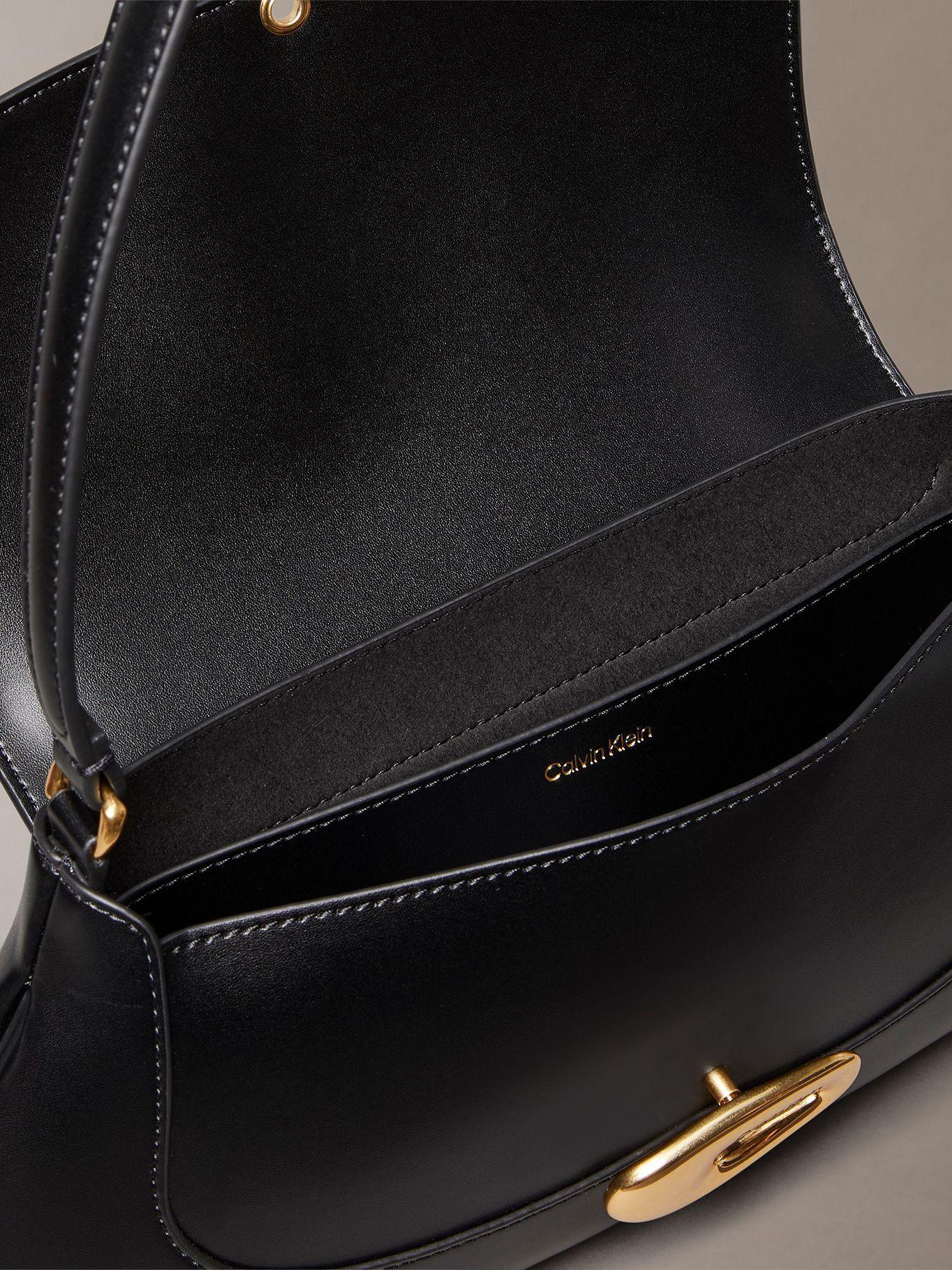 Cartera Con Solapa Superior Negro Calvin Klein-3