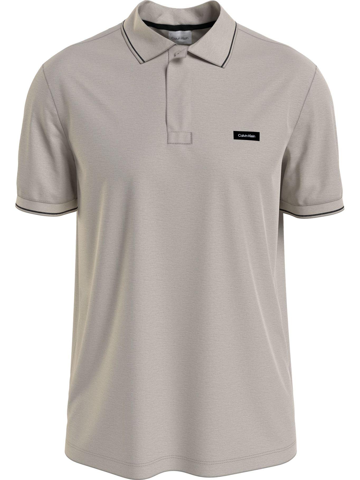 Polo Stretch Pique  Beige Calvin Klein-0