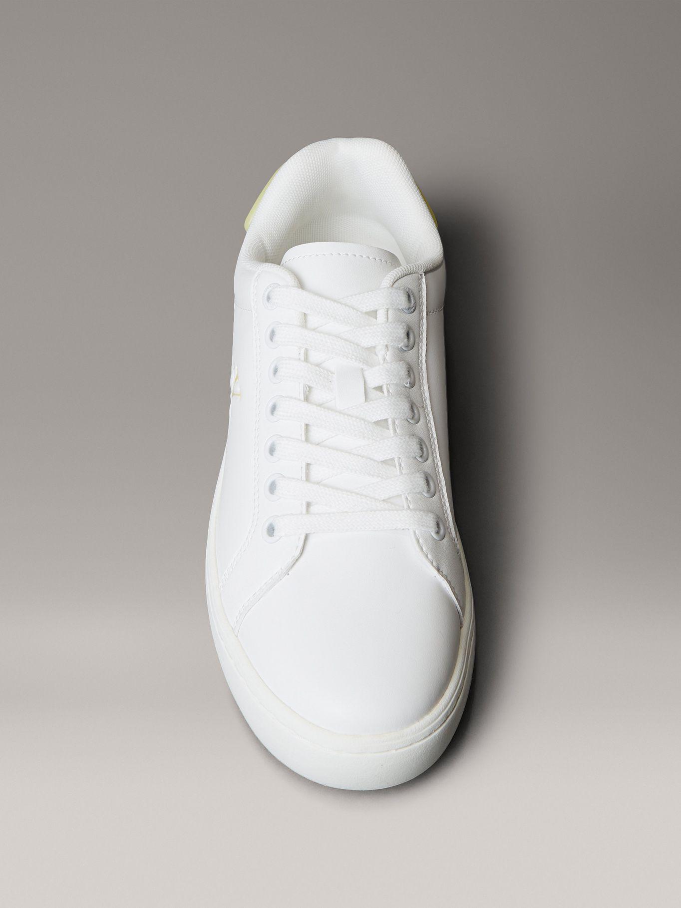 Zapatillas Classic Cupsole y Cuero Blanco Calvin Klein-2