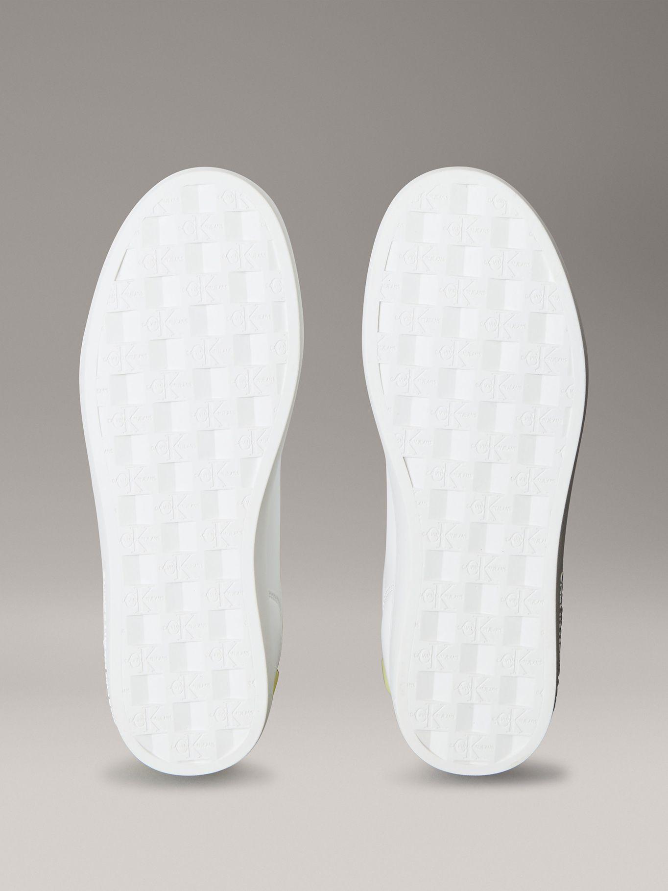 Zapatillas Classic Cupsole y Cuero Blanco Calvin Klein-3