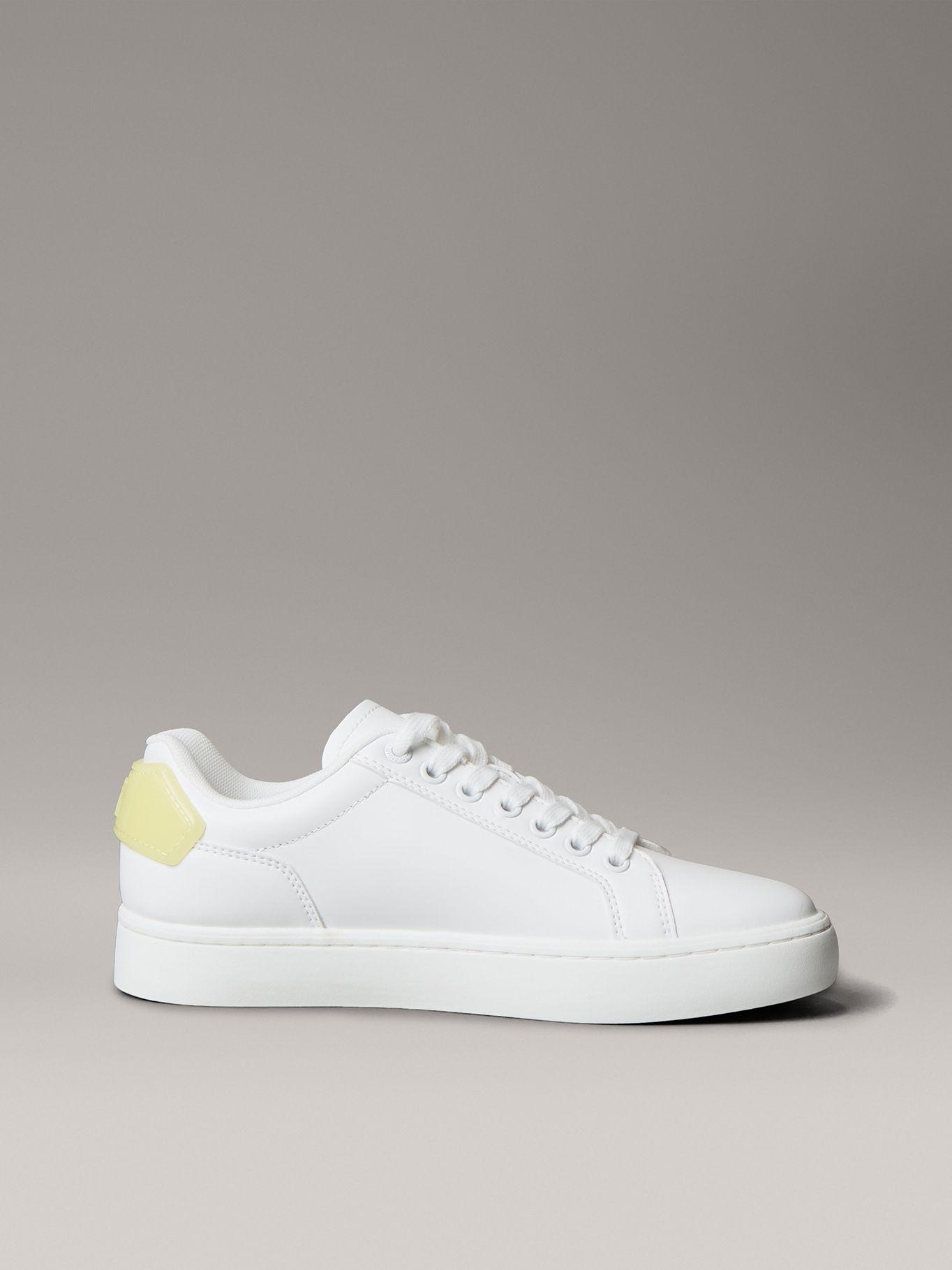 Zapatillas Classic Cupsole y Cuero Blanco Calvin Klein-4