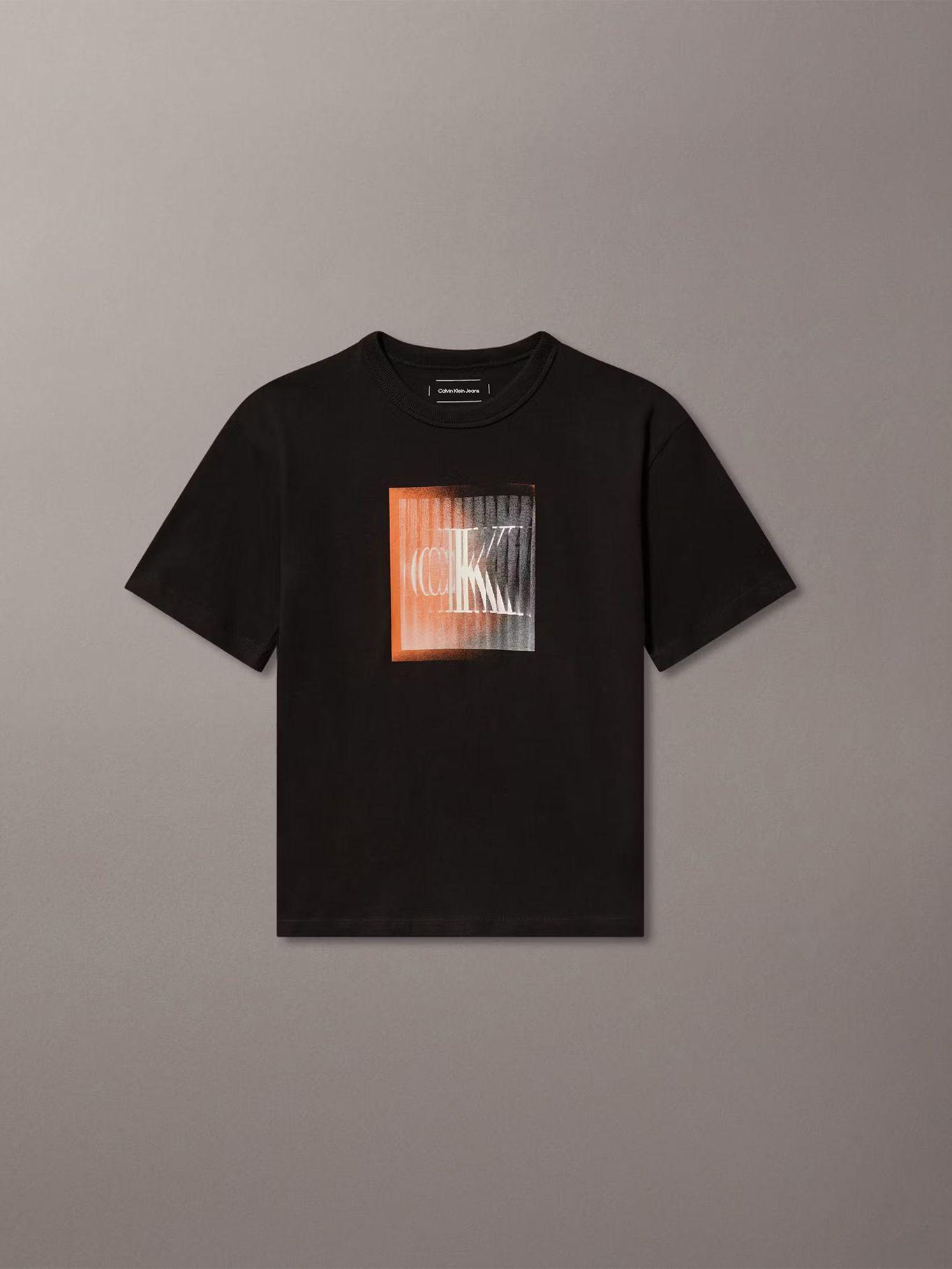 Polera Niño Shifted Ck Negro Calvin Klein-0