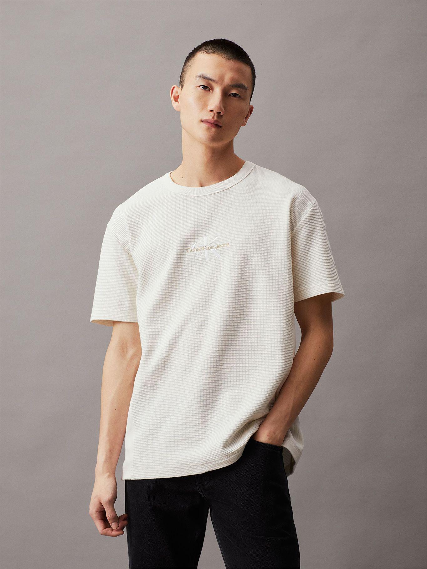 Polera City Grid Blanco Calvin Klein-0