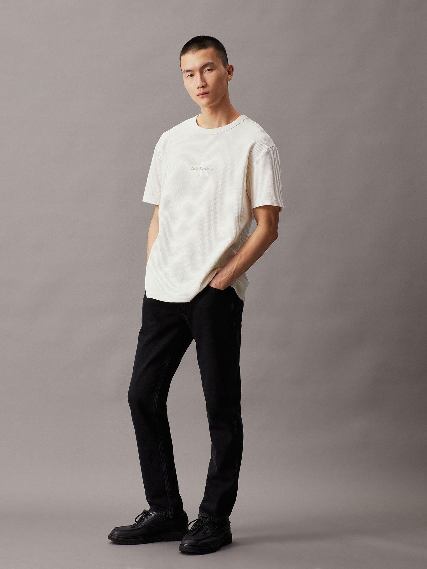 Polera City Grid Blanco Calvin Klein-1