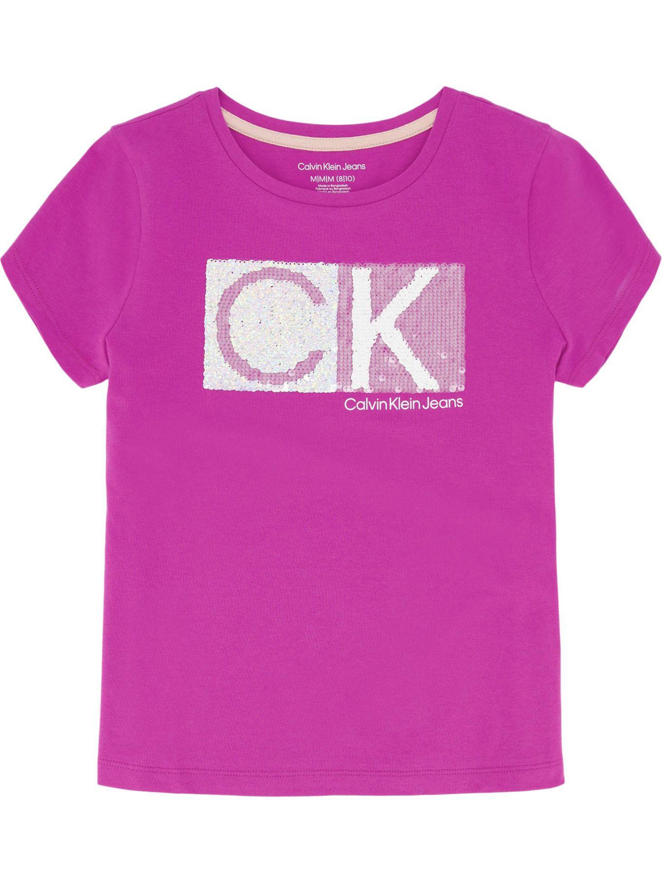 Polera Niña Block Fucsia 652 Calvin Klein-0