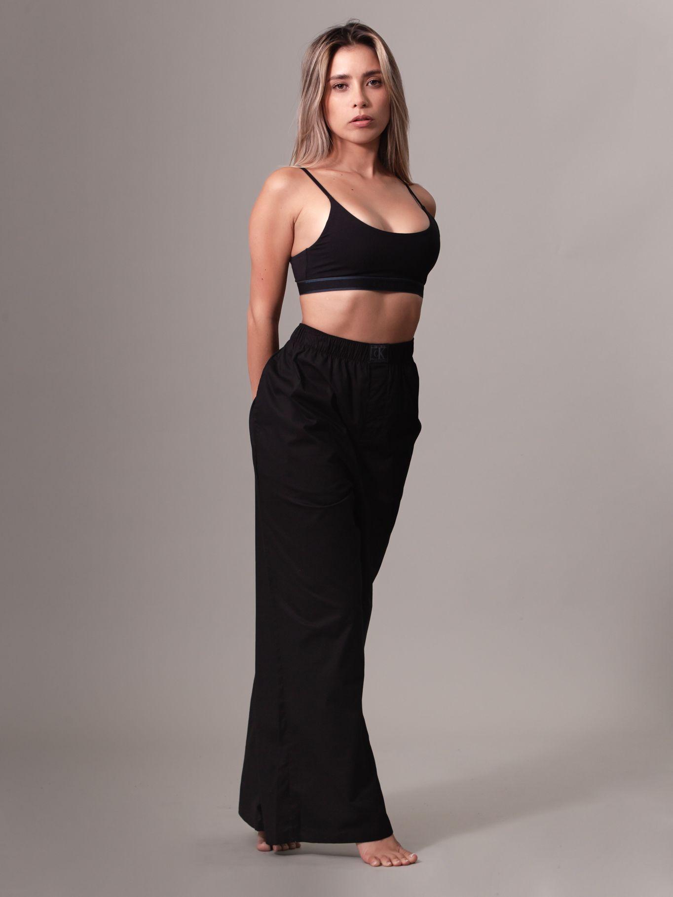 Pantalón Pijama 1996 Fashion Lounge Negro Calvin Klein-1