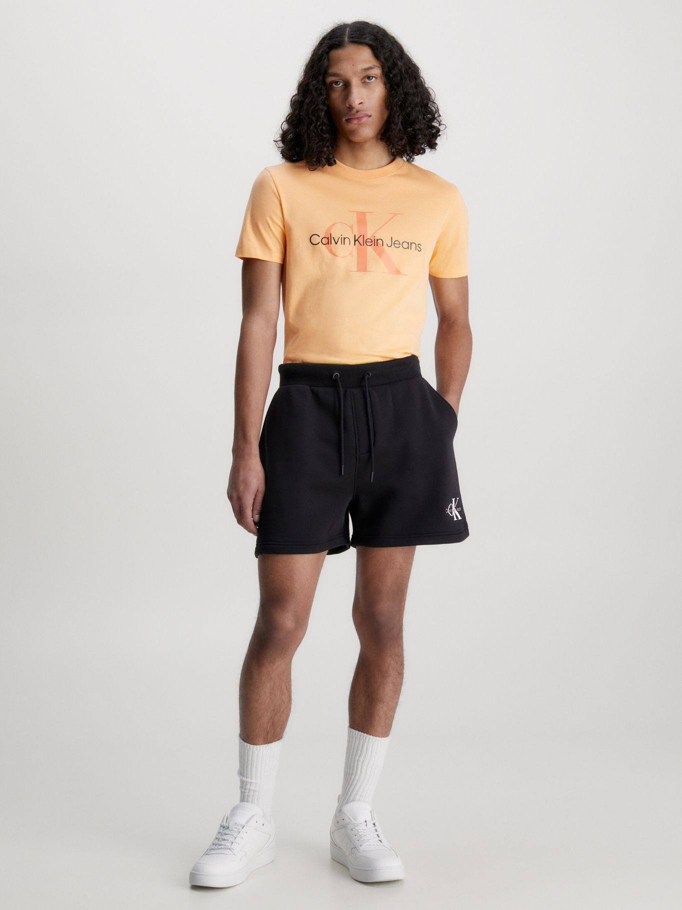 Polera Seasonal Monologo  Naranja Calvin Klein-1