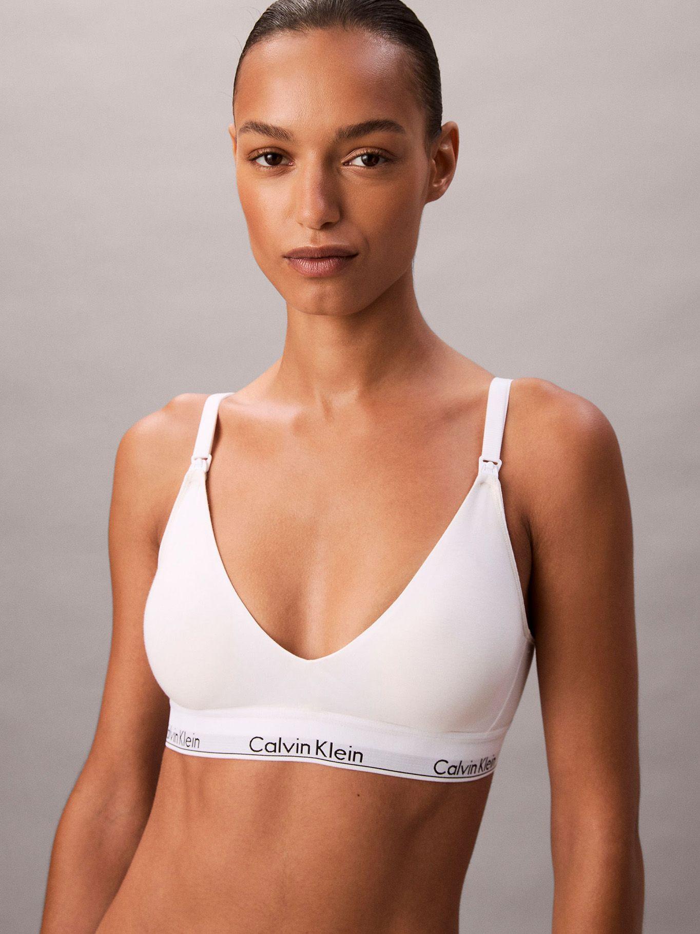 Bralette Lactancia Ic Cotton Modal Blanco Calvin Klein-3