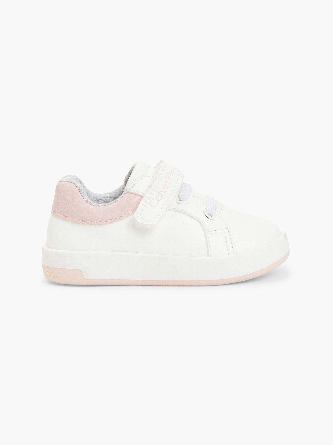 Zapatilla Low Cut Lace-Up/Velcro  Blanco Calvin Klein-4