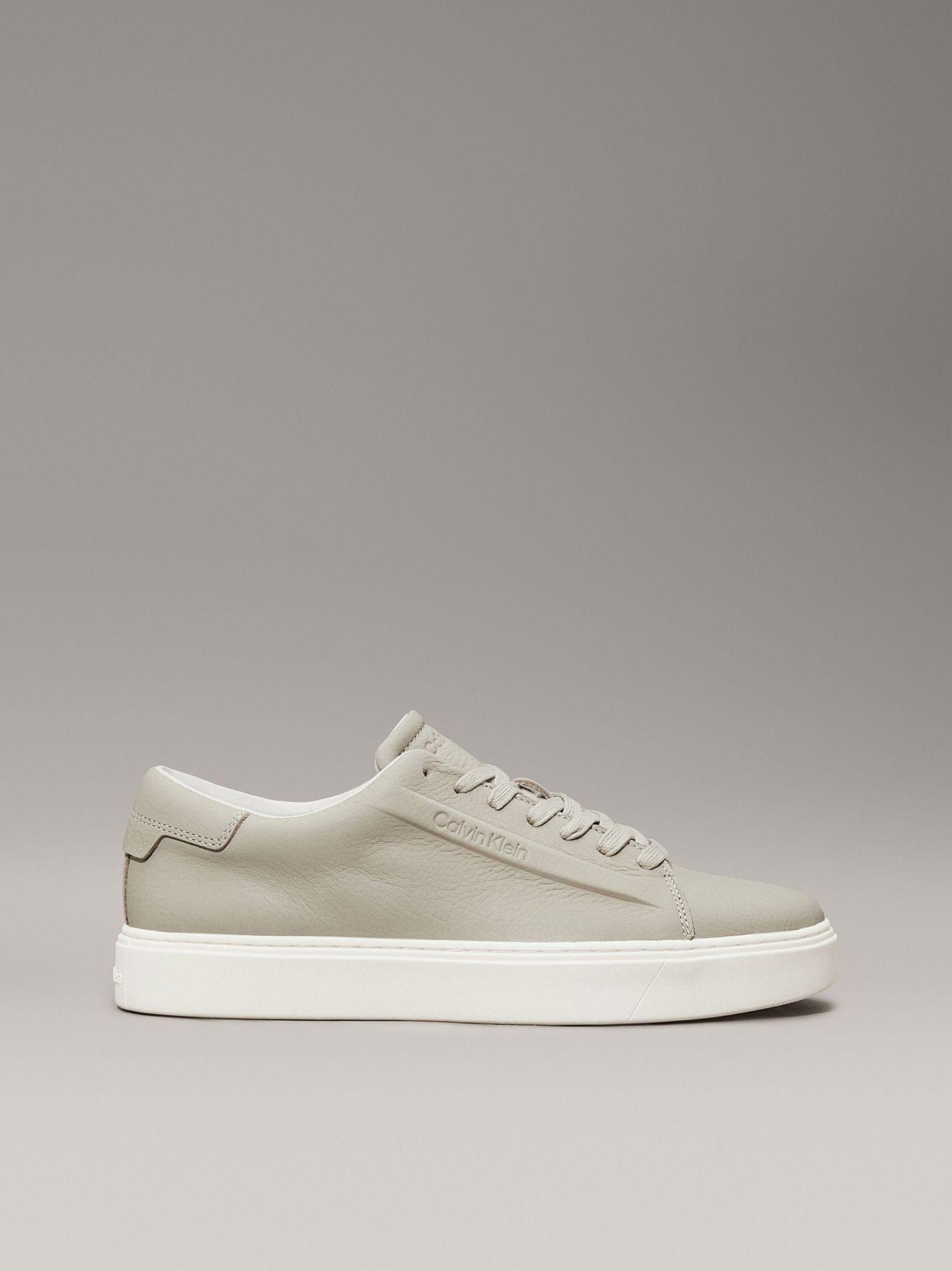Zapatillas Low Top Lace Up Lth Beige Calvin Klein-4