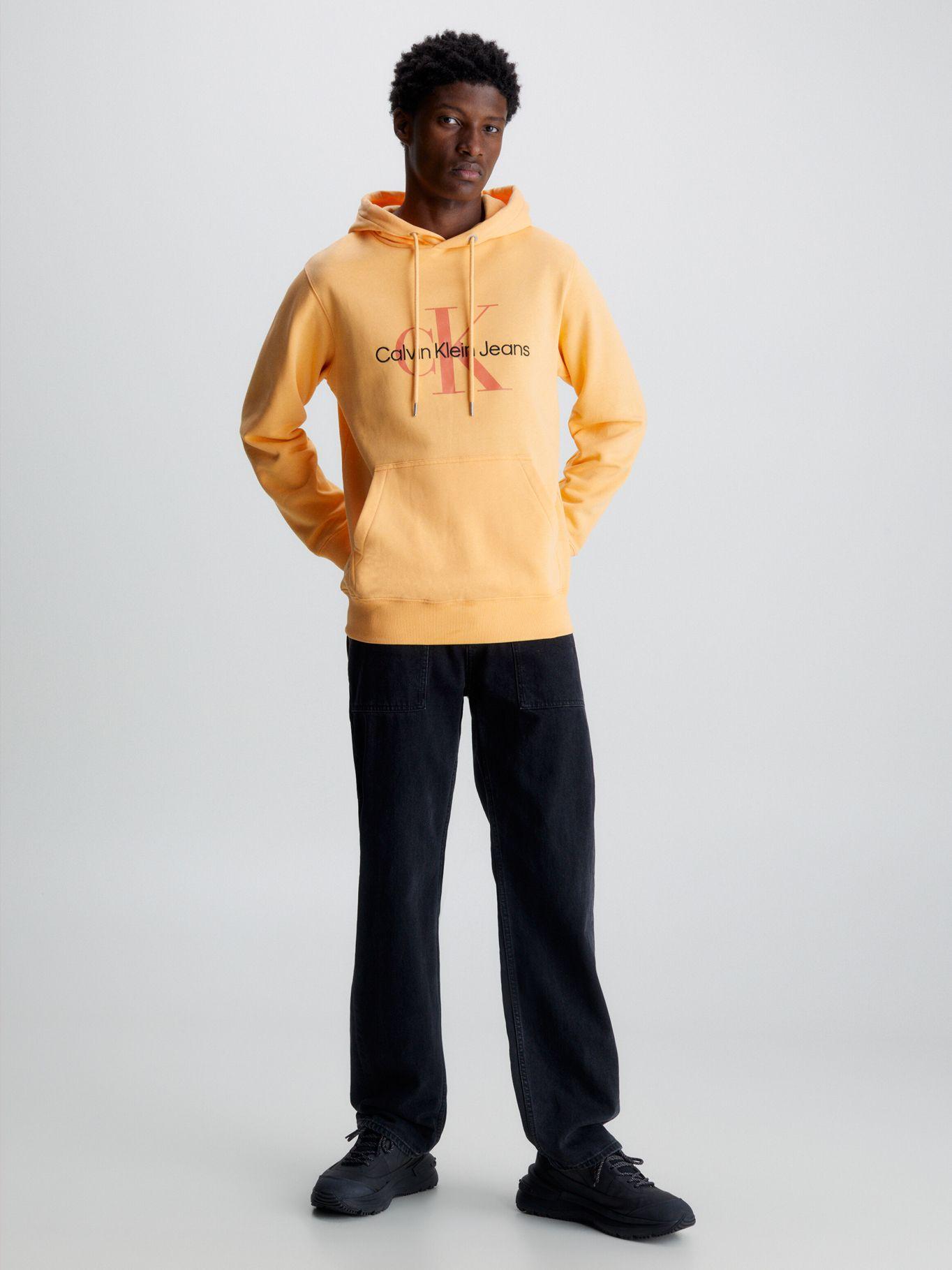 Polerón con Gorro Seasonal  Naranja Calvin Klein-1