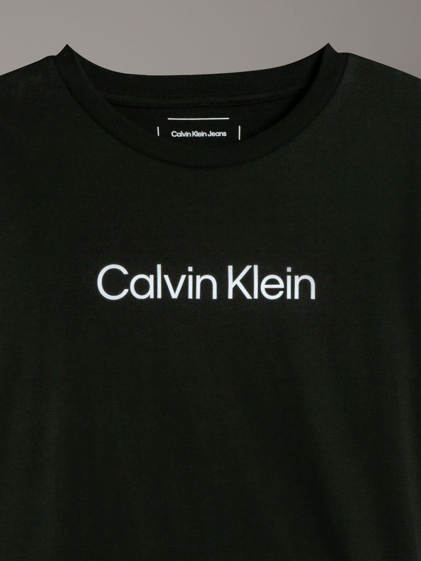 Polera Niño Logo Negro Calvin Klein-2