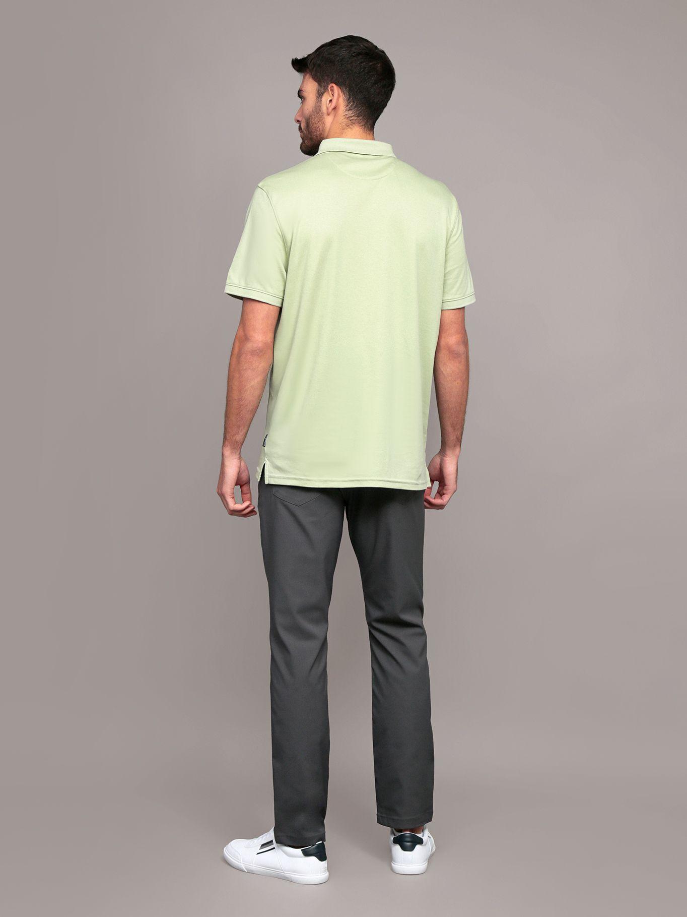 Polo solid liquid Verde Calvin Klein-2