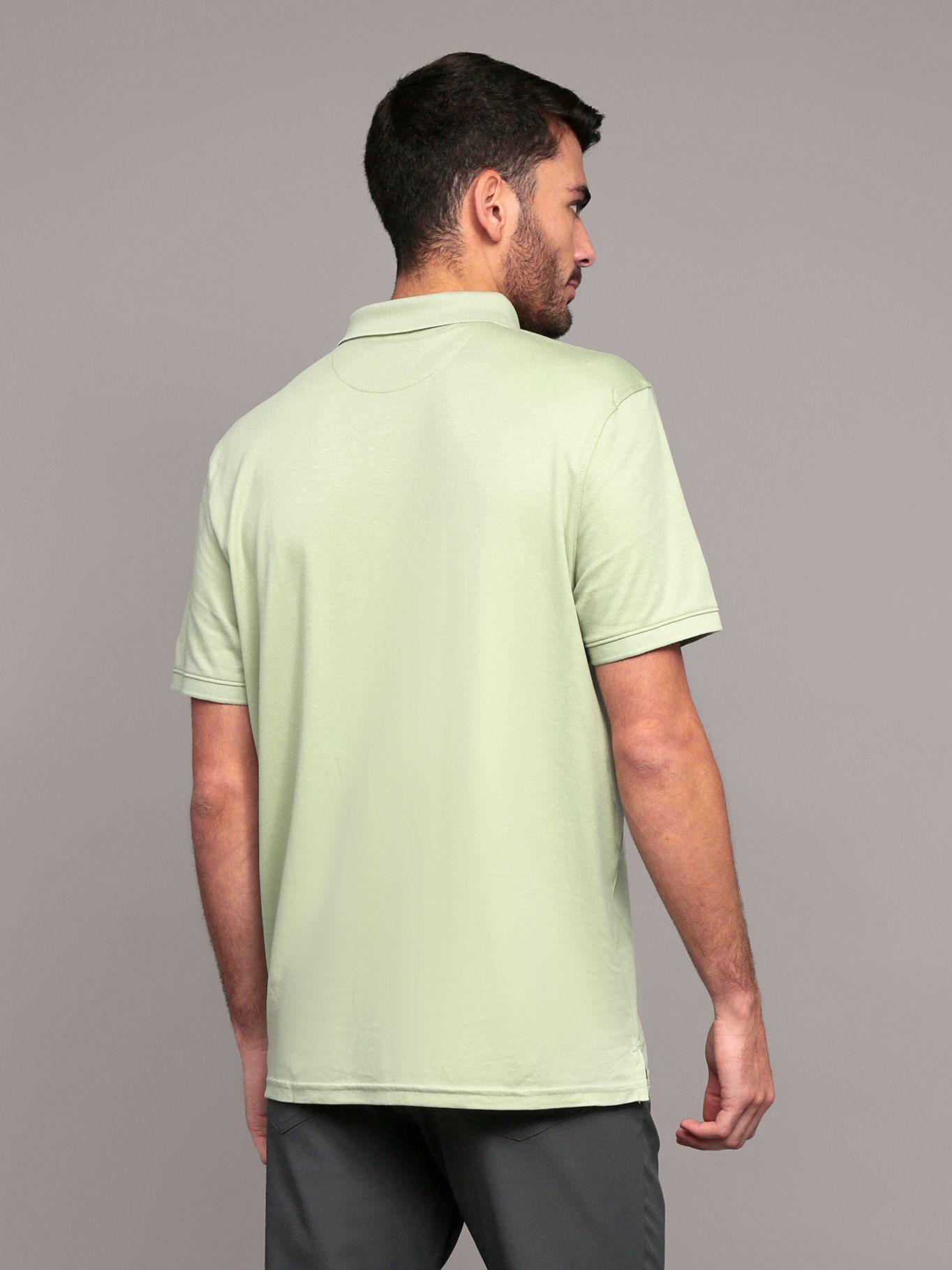 Polo solid liquid Verde Calvin Klein-3