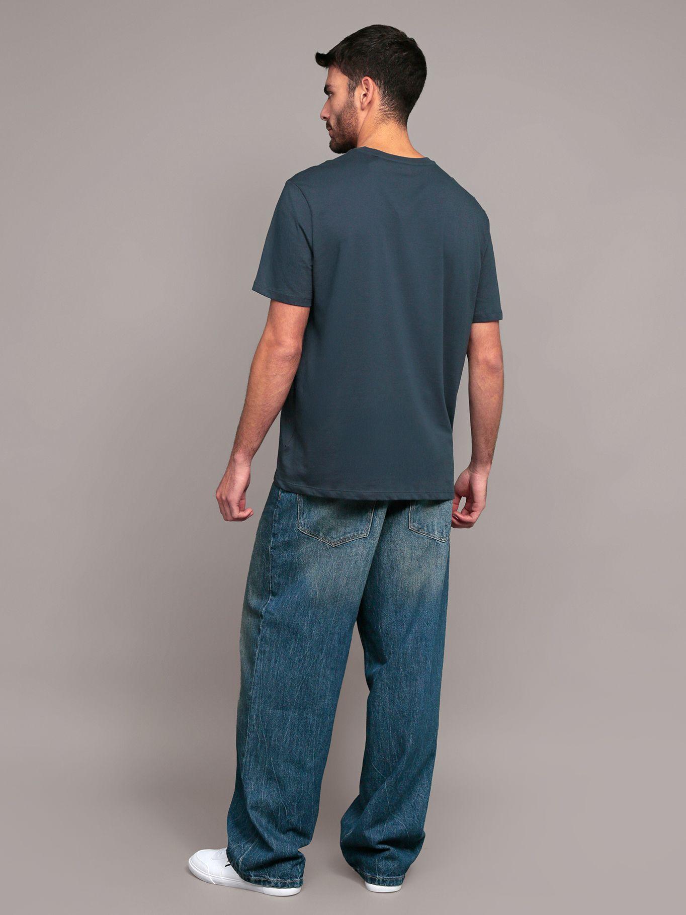 Polera Solid/ Liquid Azul Calvin Klein-2