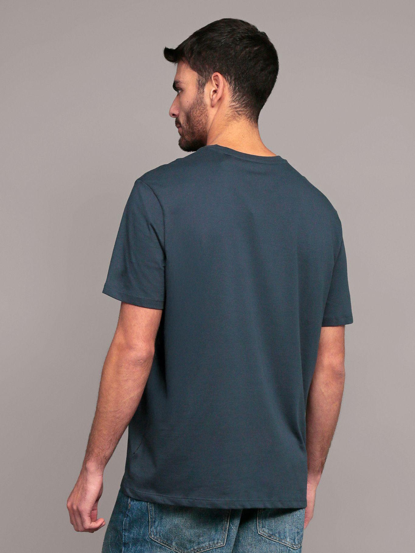 Polera Solid/ Liquid Azul Calvin Klein-3