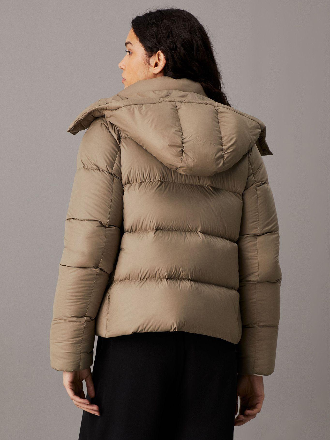 Parka Down Short Puffer Beige Calvin Klein-2