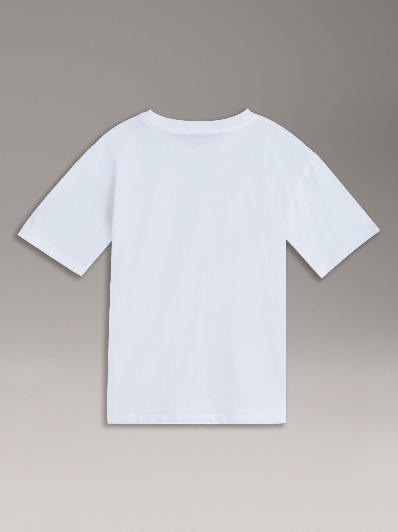 Polera Niño Scene YAF Relaxed Blanco Calvin Klein-1