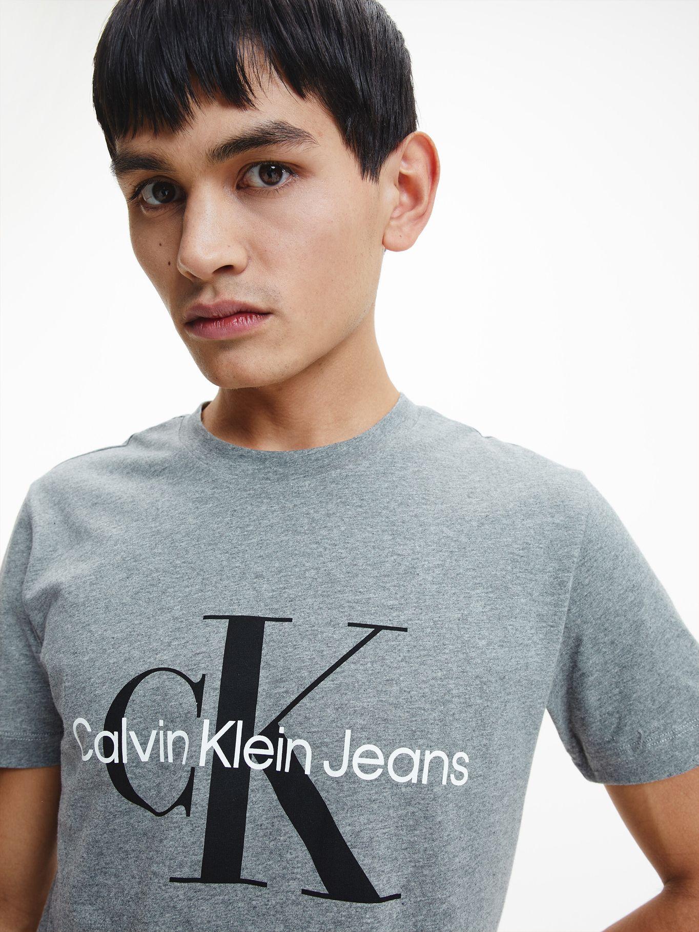 Polera Core Monogram Gris P2D Calvin Klein-3