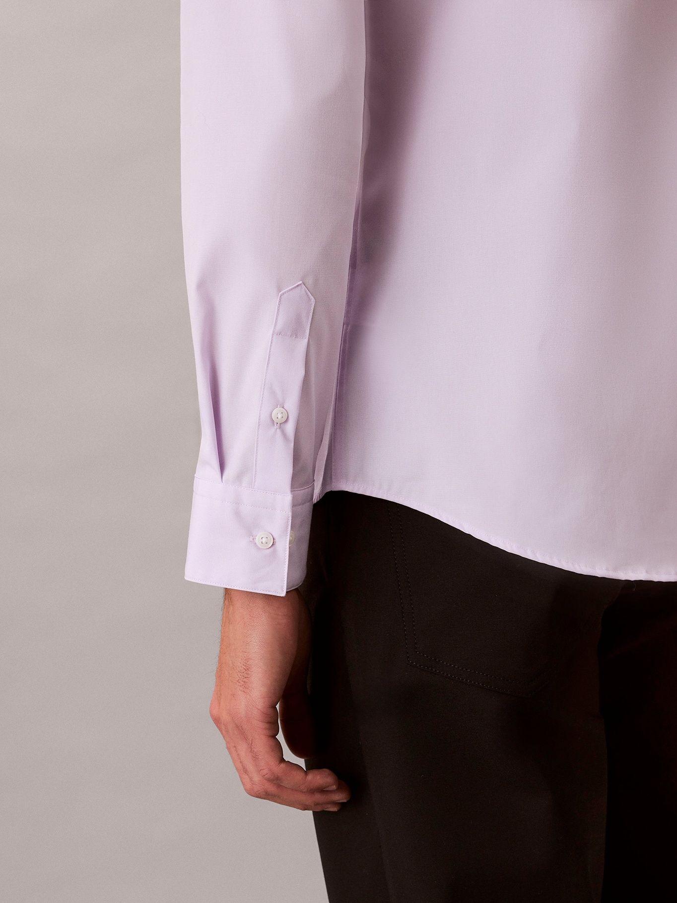 Camisa Slim Stretch en Algodón Supima Lila Calvin Klein-5