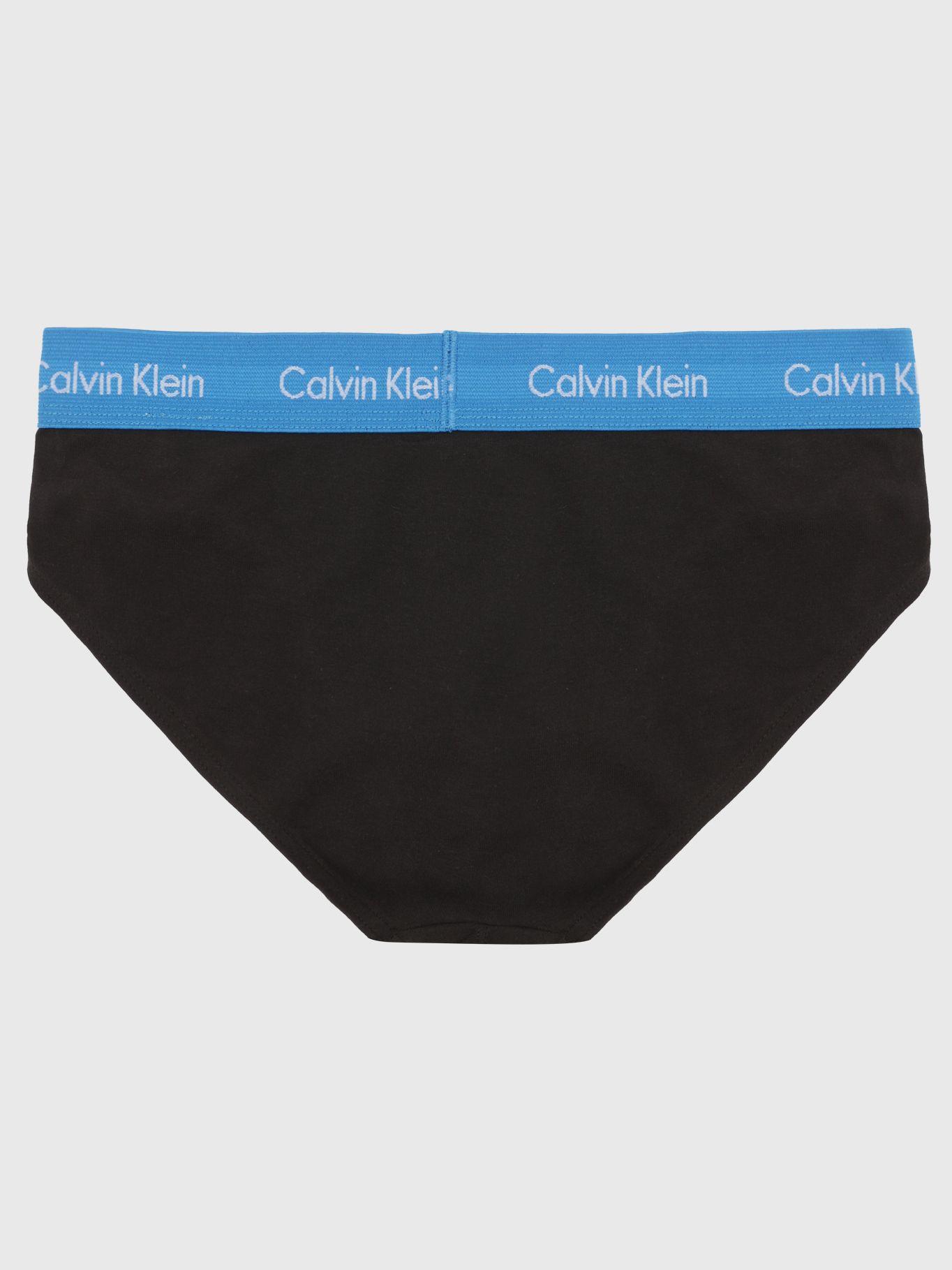 Pack 3 Slips - Cotton Stretch Negro Calvin Klein-1