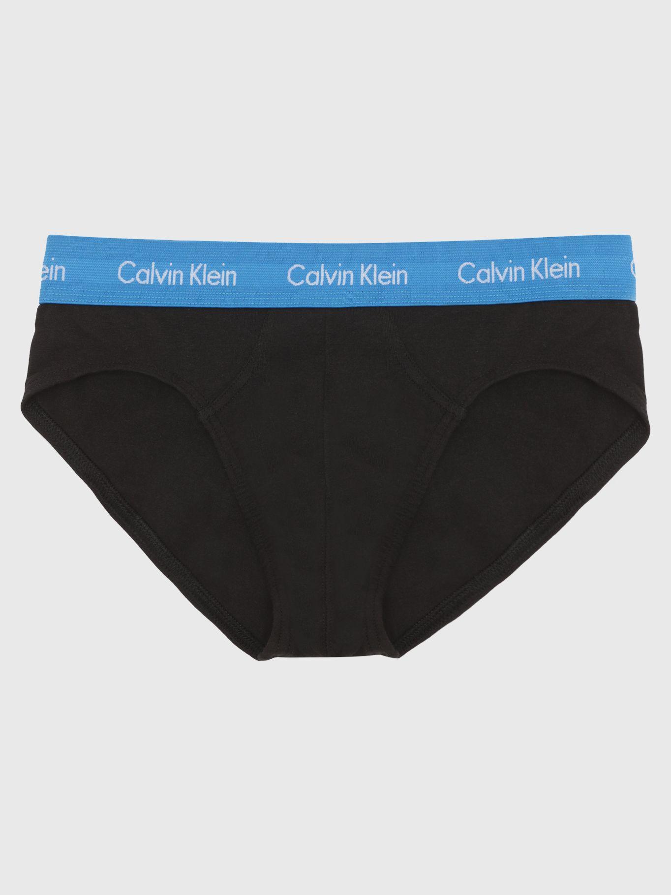 Pack 3 Slips - Cotton Stretch Negro Calvin Klein-2