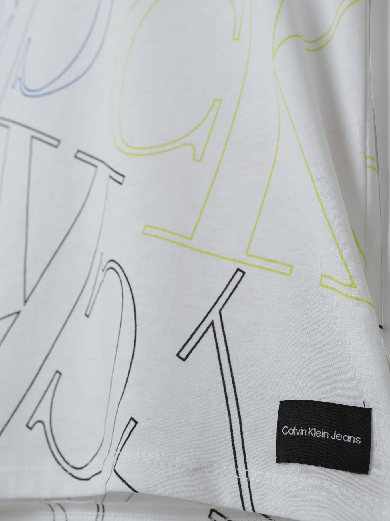 Polera Niño Shuffle Blanco Calvin Klein-3