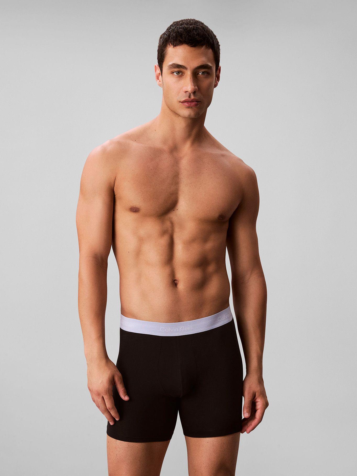 Pack 3 Bóxers Brief Cotton Stretch-Negro Calvin Klein-1