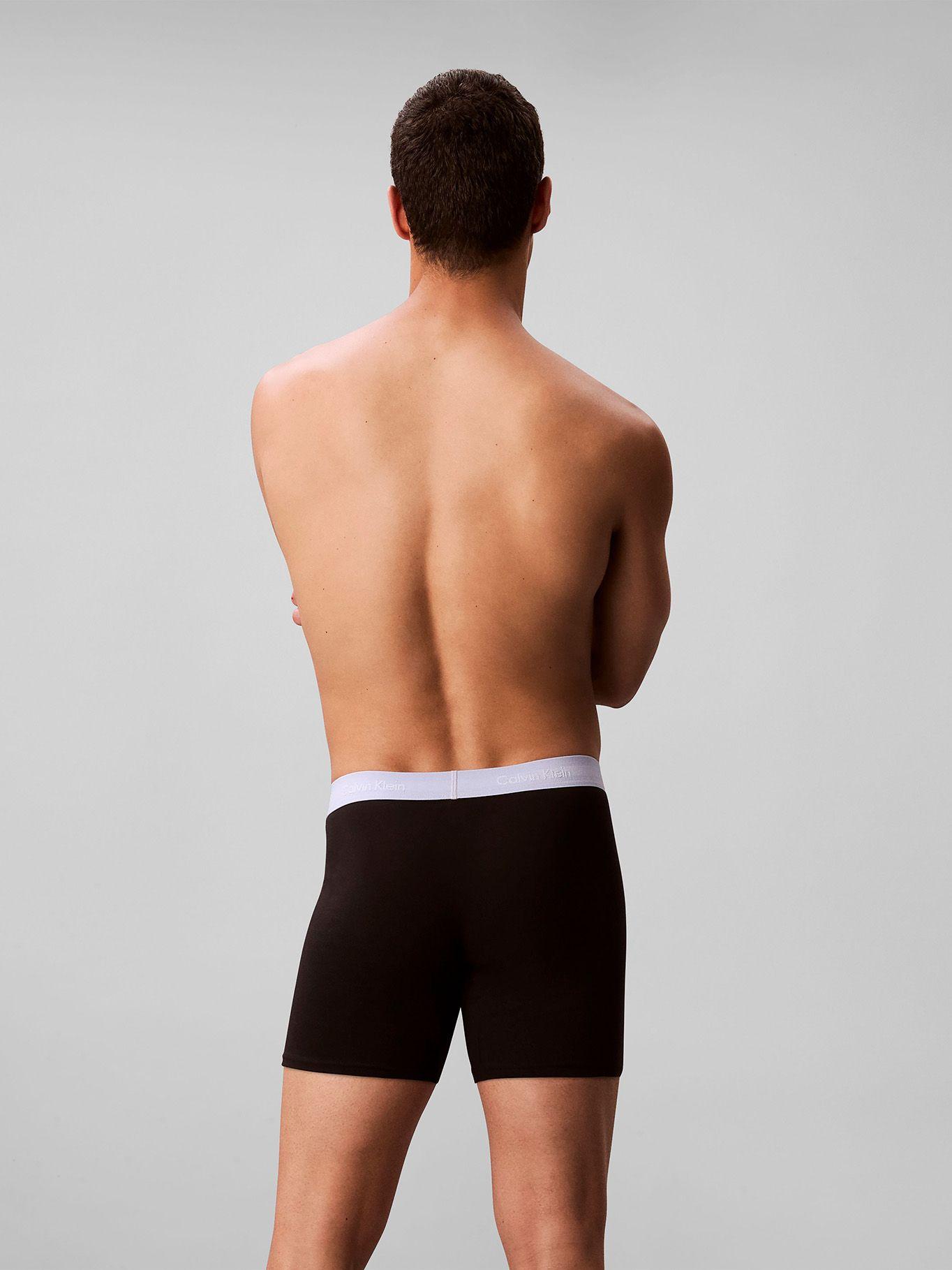 Pack 3 Bóxers Brief Cotton Stretch-Negro Calvin Klein-3