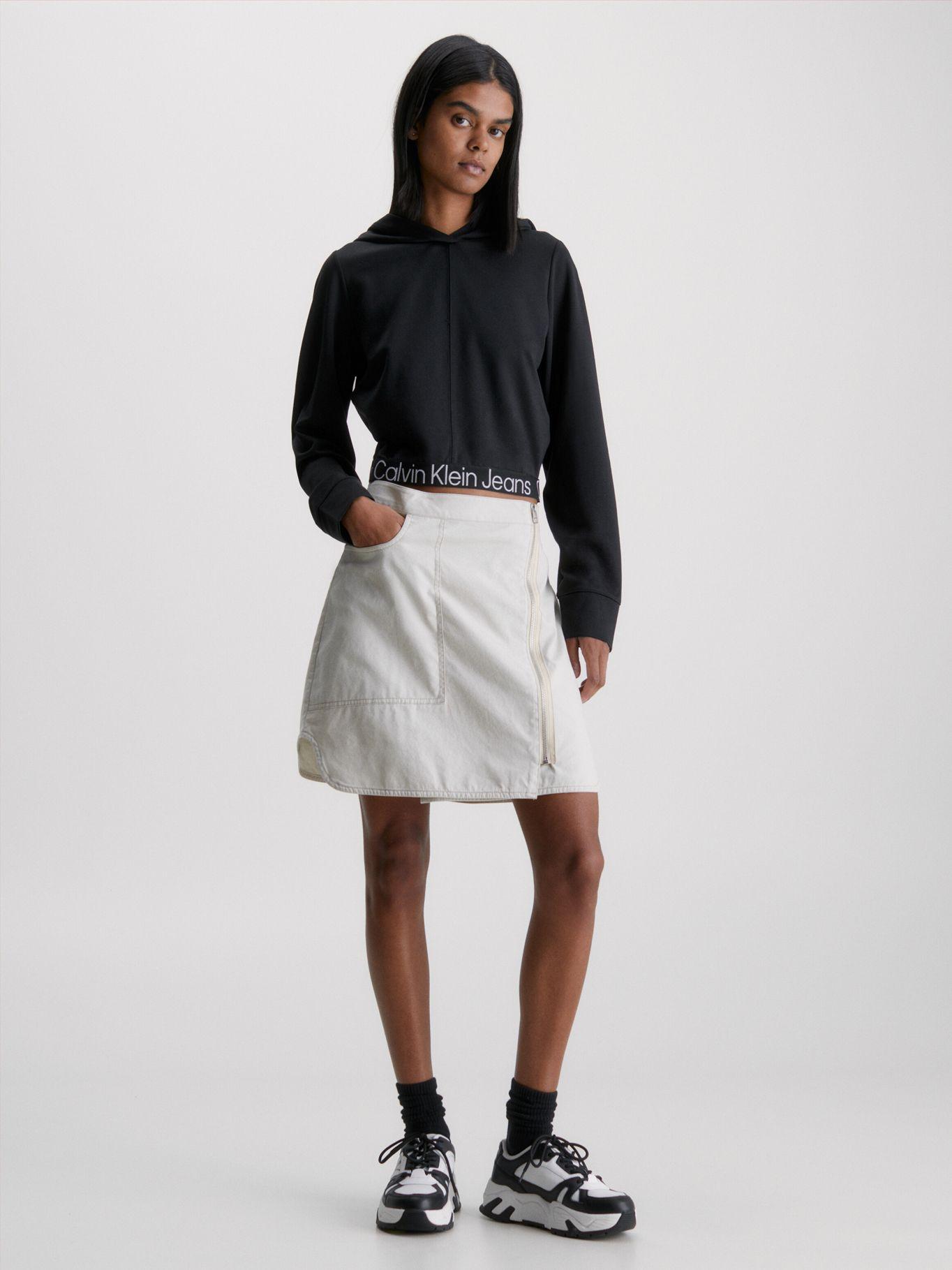 Polerón con Gorro Milano   Negro Calvin Klein-1