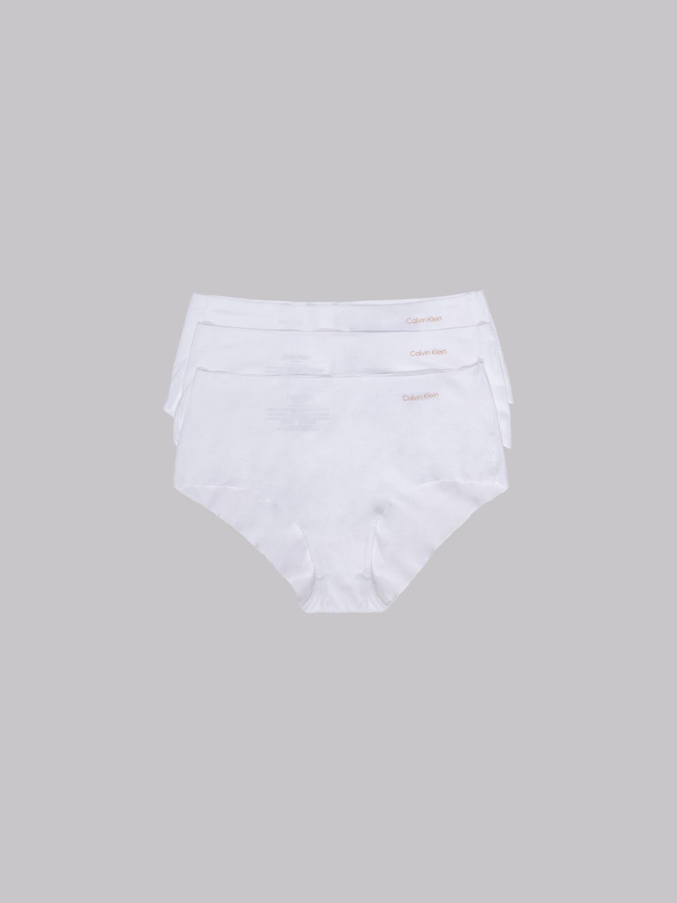 Pack 3 Calzones Hipsters Invisible Blanco Calvin Klein-0