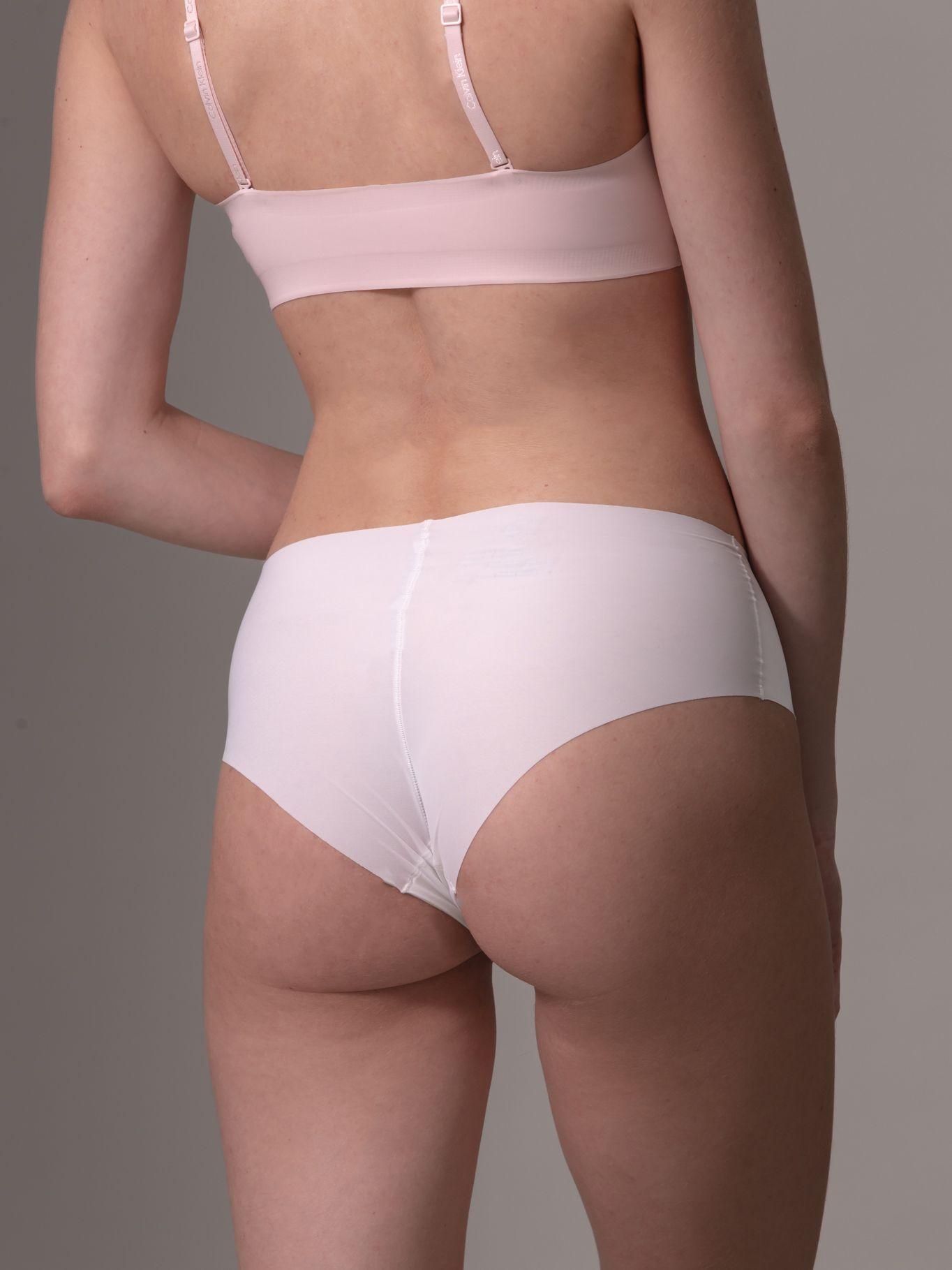 Pack 3 Calzones Hipsters Invisible Blanco Calvin Klein-4