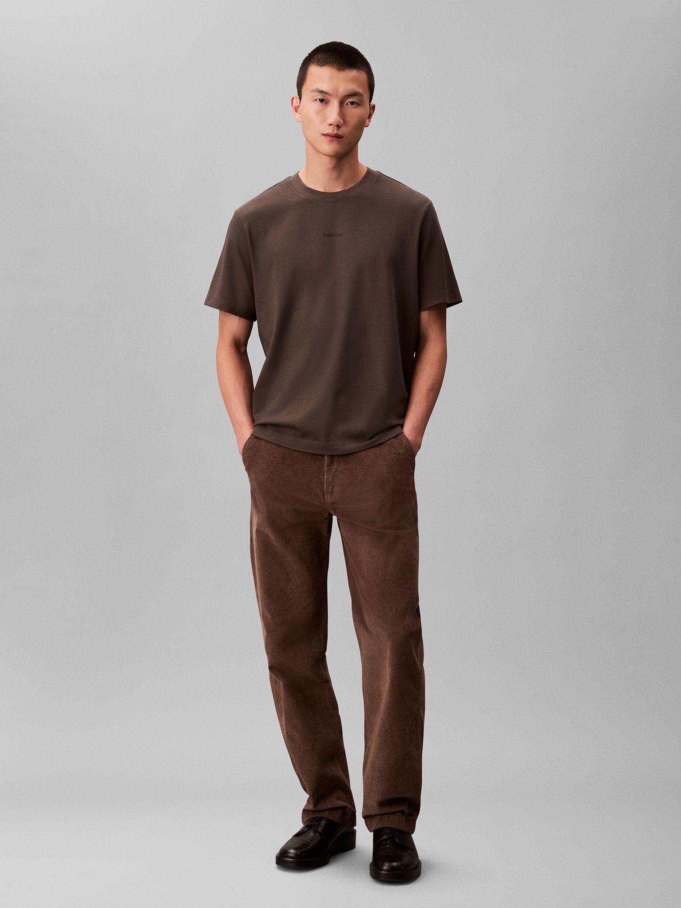 Polera Stretch con Nano Logo Cafe Calvin Klein-1