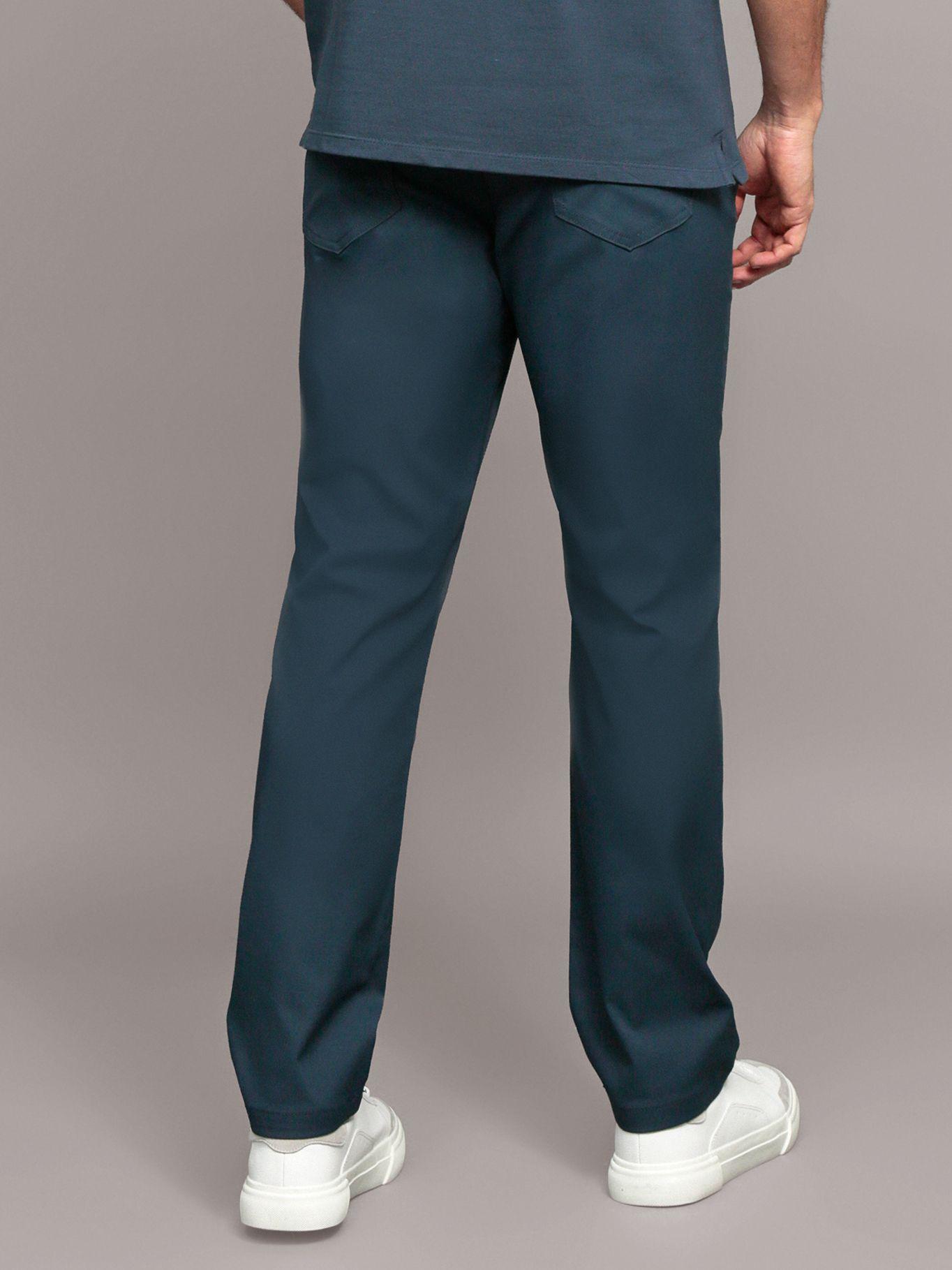 Pantalón Stretch Tech Slim Azul Calvin Klein-3
