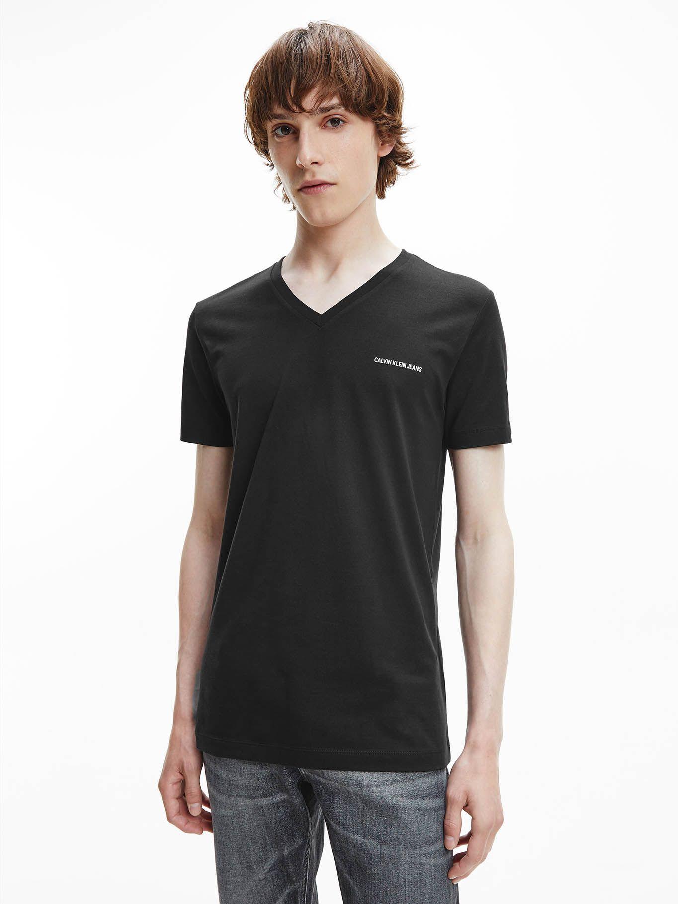 Polera Micro Ck Slim Negro Calvin Klein-0