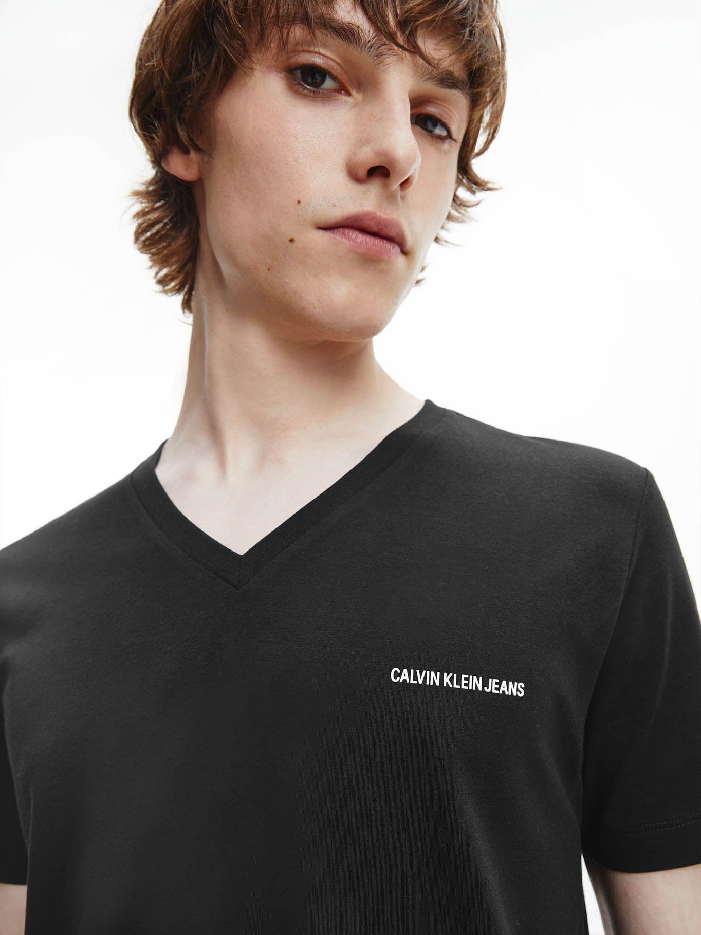 Polera Micro Ck Slim Negro Calvin Klein-3