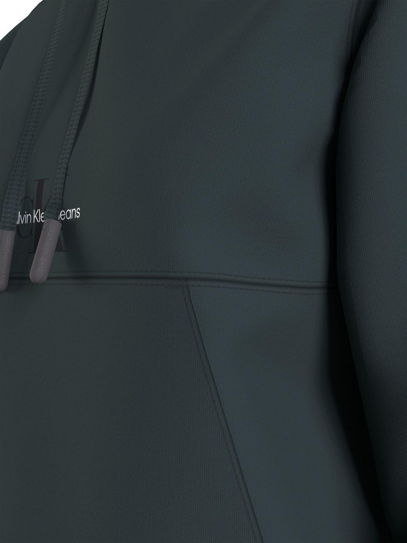 Polerón Hoodie Monogram Logo Verde Calvin Klein-4