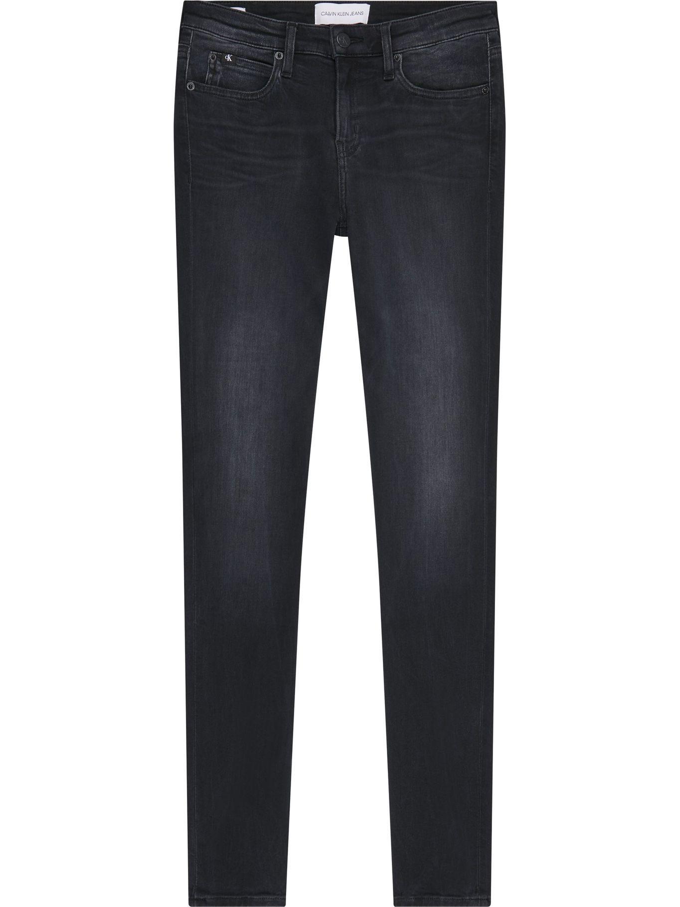 Jeans Mid Rise Skinny 071 Negro Calvin Klein-3