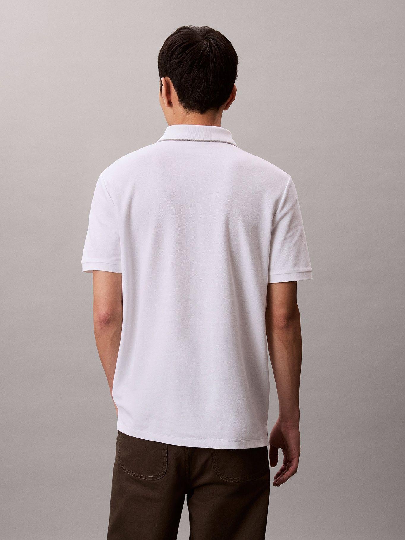 Polo de Tejido Piqué Blanco Calvin Klein-2