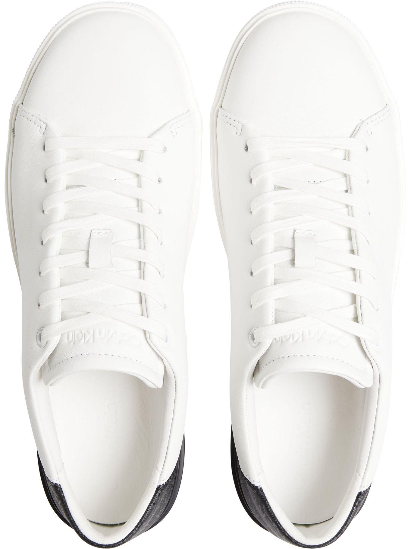 Zapatilla Low Lace Up Lth Mono Blanco Calvin Klein-2