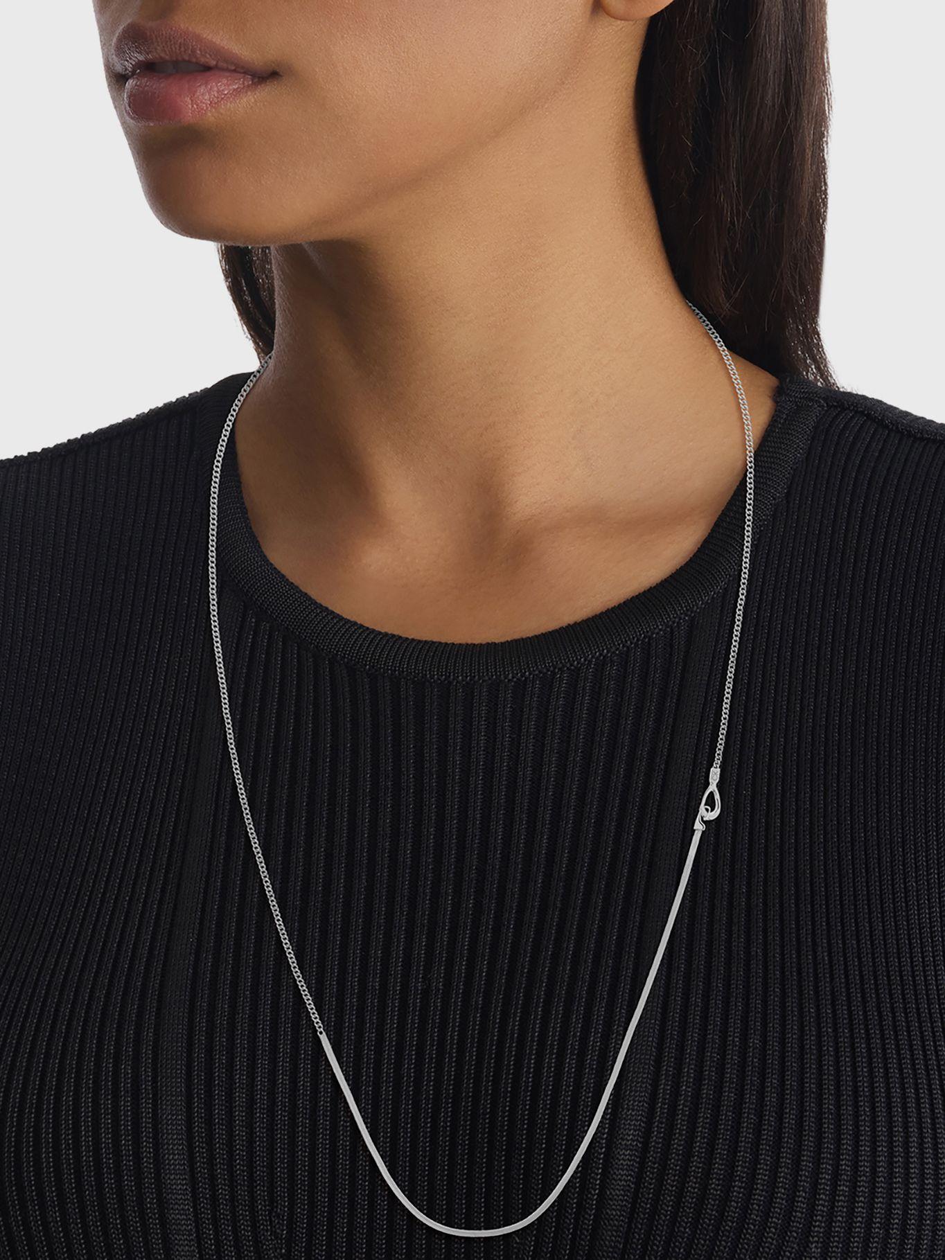 Cadena Dual Chain Plateado Calvin Klein-4