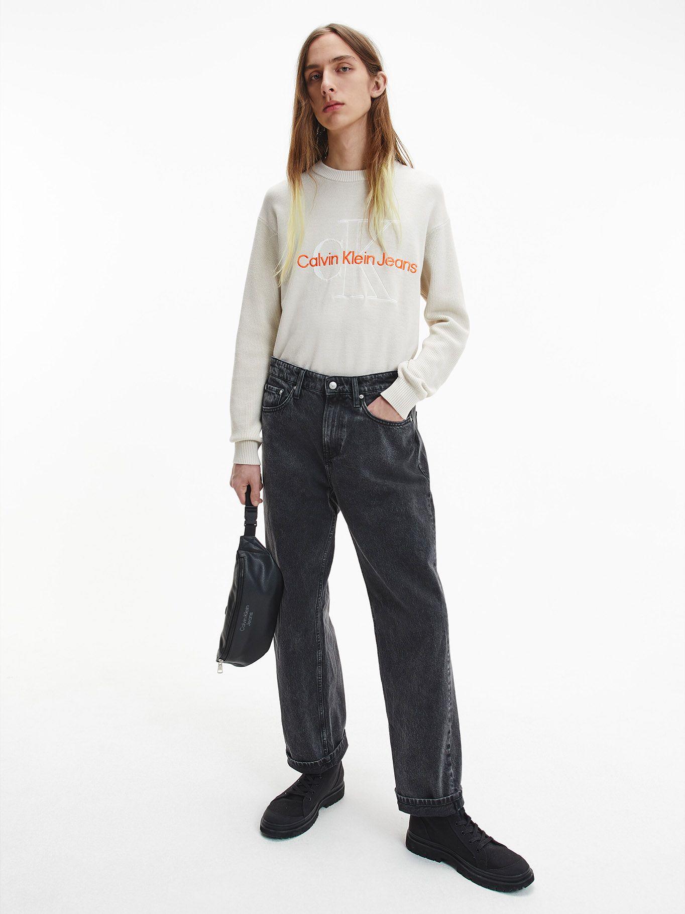 Suéter Two Tone Beige Calvin Klein-1
