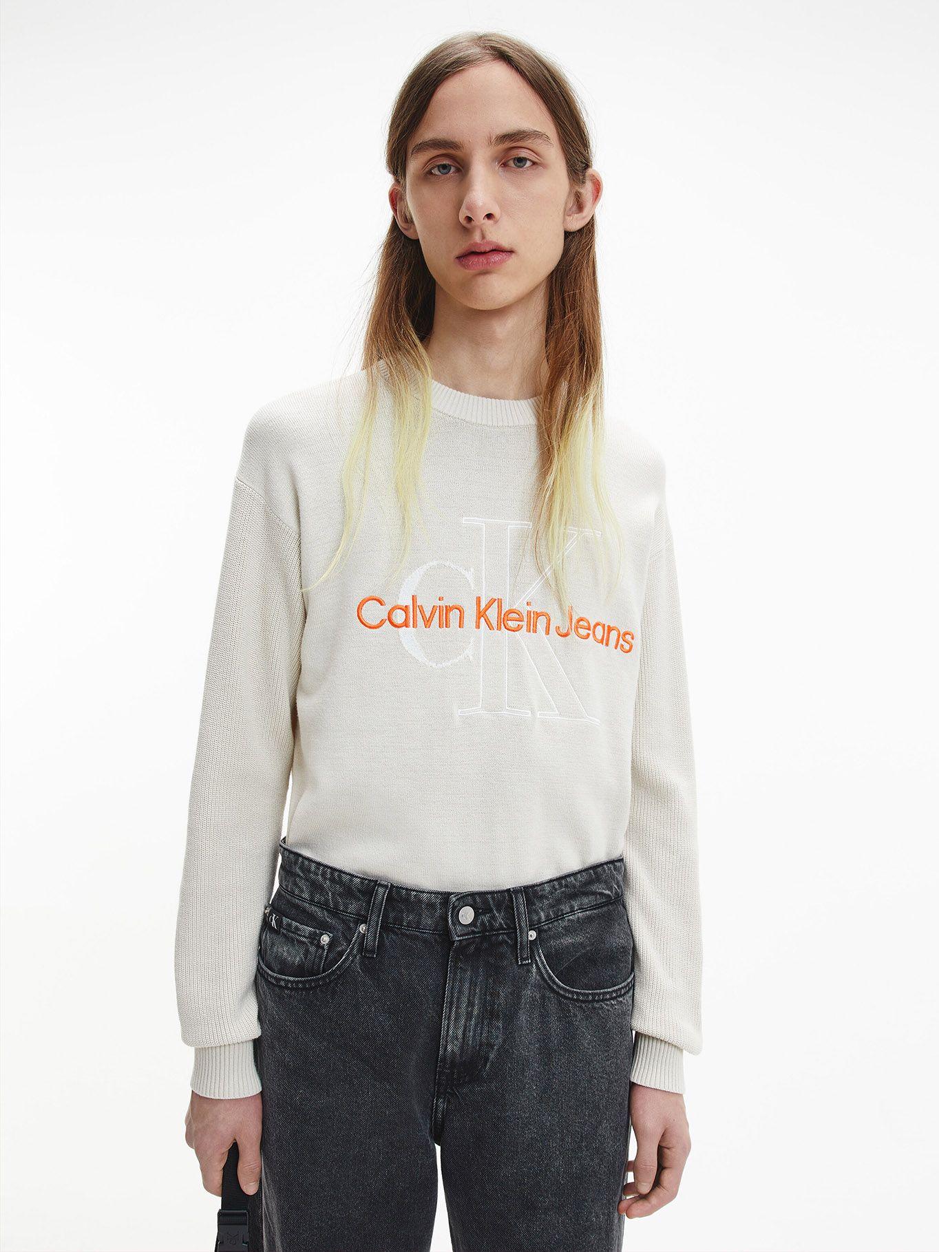 Suéter Two Tone Beige Calvin Klein-0