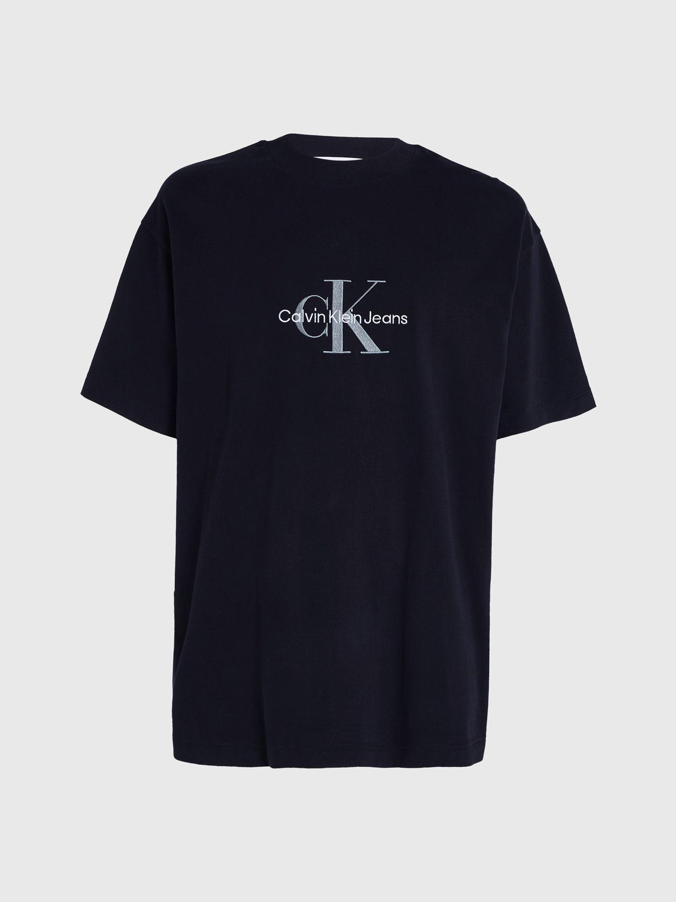 Polera Archival Monologo Negro Calvin Klein-4